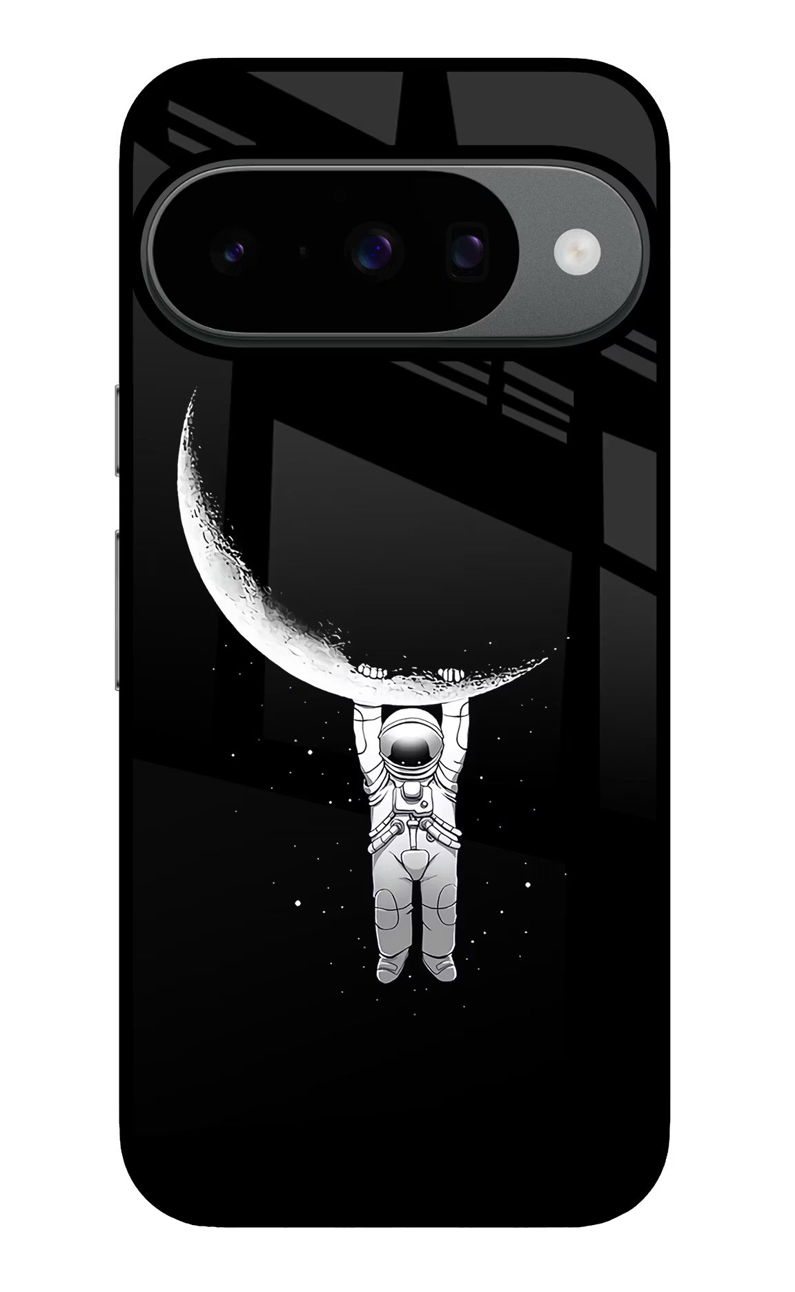 Moon Space Google Pixel 10 Back Cover - Moon Space Google Pixel 10 Glass Case Back Cover by Casekaro Moon Space Google Pixel 10 Glass Case Back Cover by Casekaro