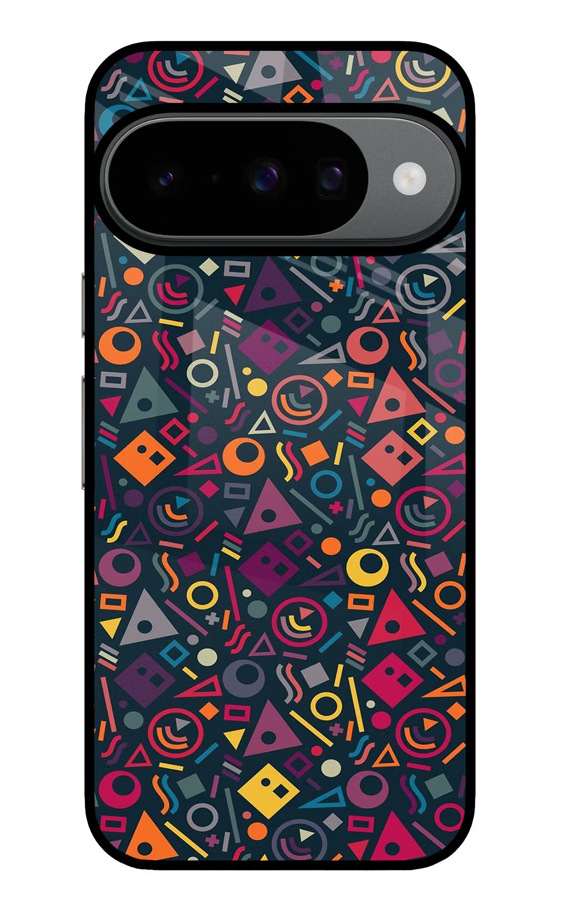 Geometric Abstract Google Pixel 10 Back Cover - Geometric Abstract Google Pixel 10 Glass Case Back Cover by Casekaro Geometric Abstract Google Pixel 10 Glass Case Back Cover by Casekaro