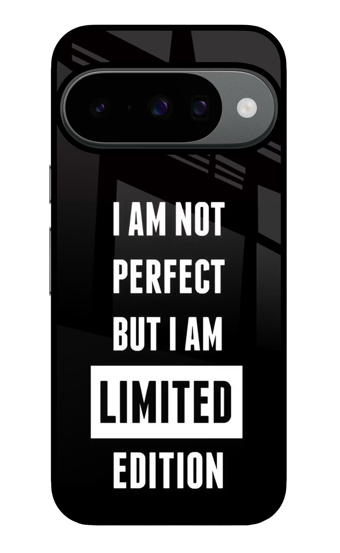 I Am Not Perfect But I Am Limited Edition Google Pixel 10 Back Cover - I Am Not Perfect But I Am Limited Edition Google Pixel 10 Glass Case Back Cover by Casekaro I Am Not Perfect But I Am Limited Edition Google Pixel 10 Glass Case Back Cover by Casekaro
