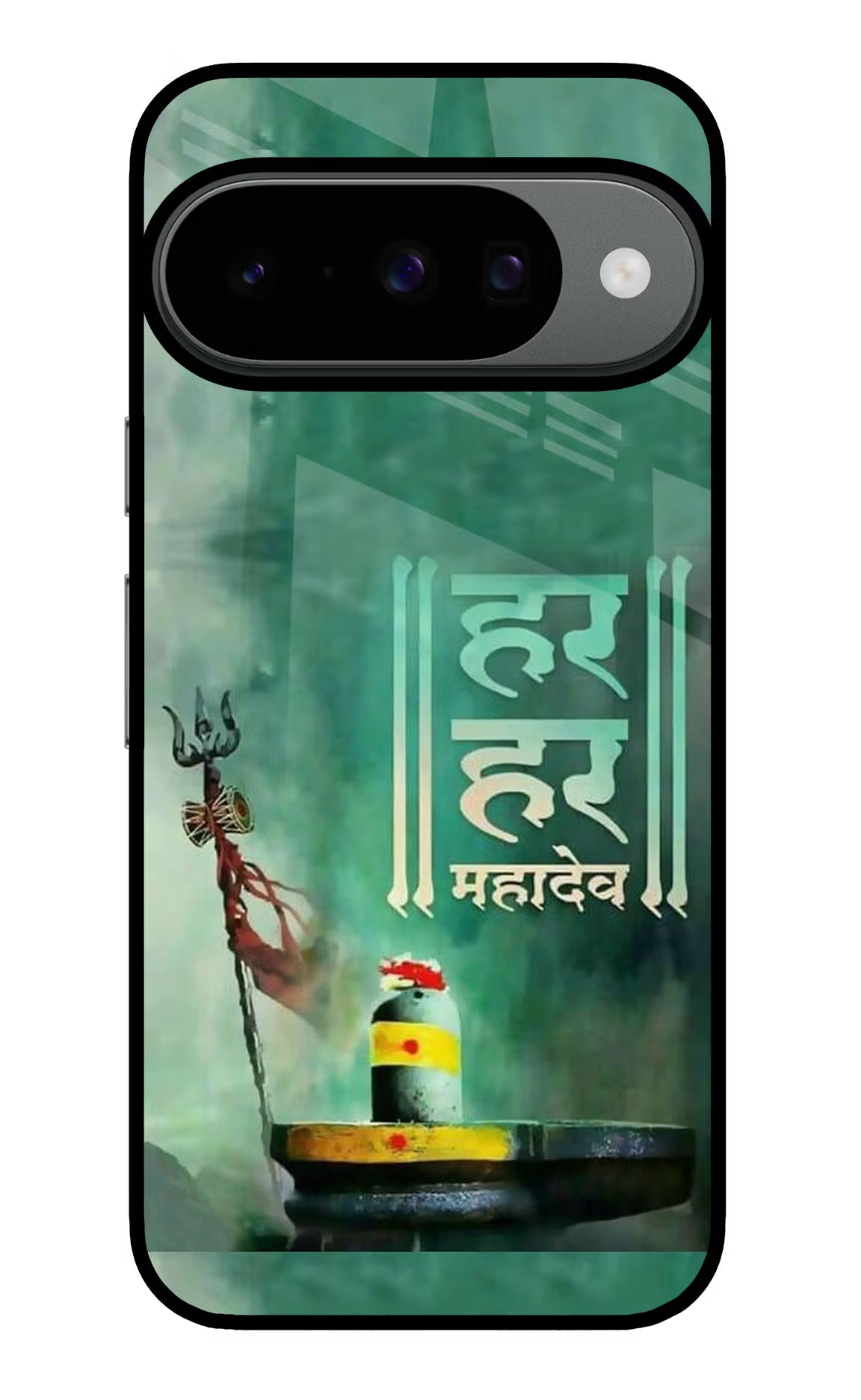 Har Har Mahadev Shivling Google Pixel 10 Back Cover - Har Har Mahadev Shivling Google Pixel 10 Glass Case Back Cover by Casekaro Har Har Mahadev Shivling Google Pixel 10 Glass Case Back Cover by Casekaro