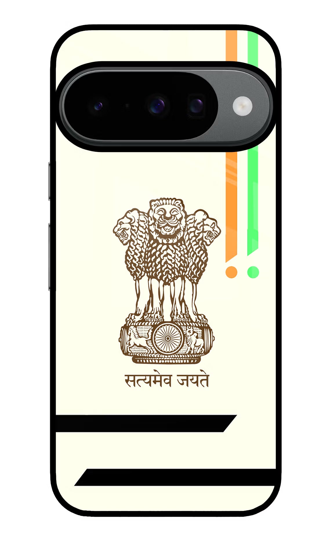 Satyamev Jayate Brown Logo Google Pixel 10 Glass Case - Satyamev Jayate Brown Logo Google Pixel 10 Glass Case Satyamev Jayate Brown Logo Google Pixel 10 Glass Case