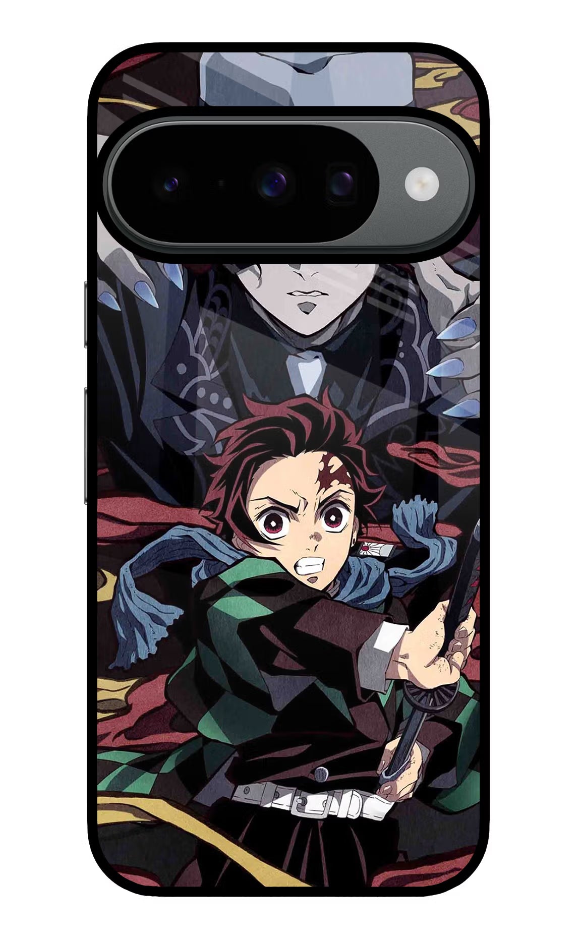 Demon Slayer Google Pixel 10 Glass Case - Demon Slayer Google Pixel 10 Glass Case Demon Slayer Google Pixel 10 Glass Case