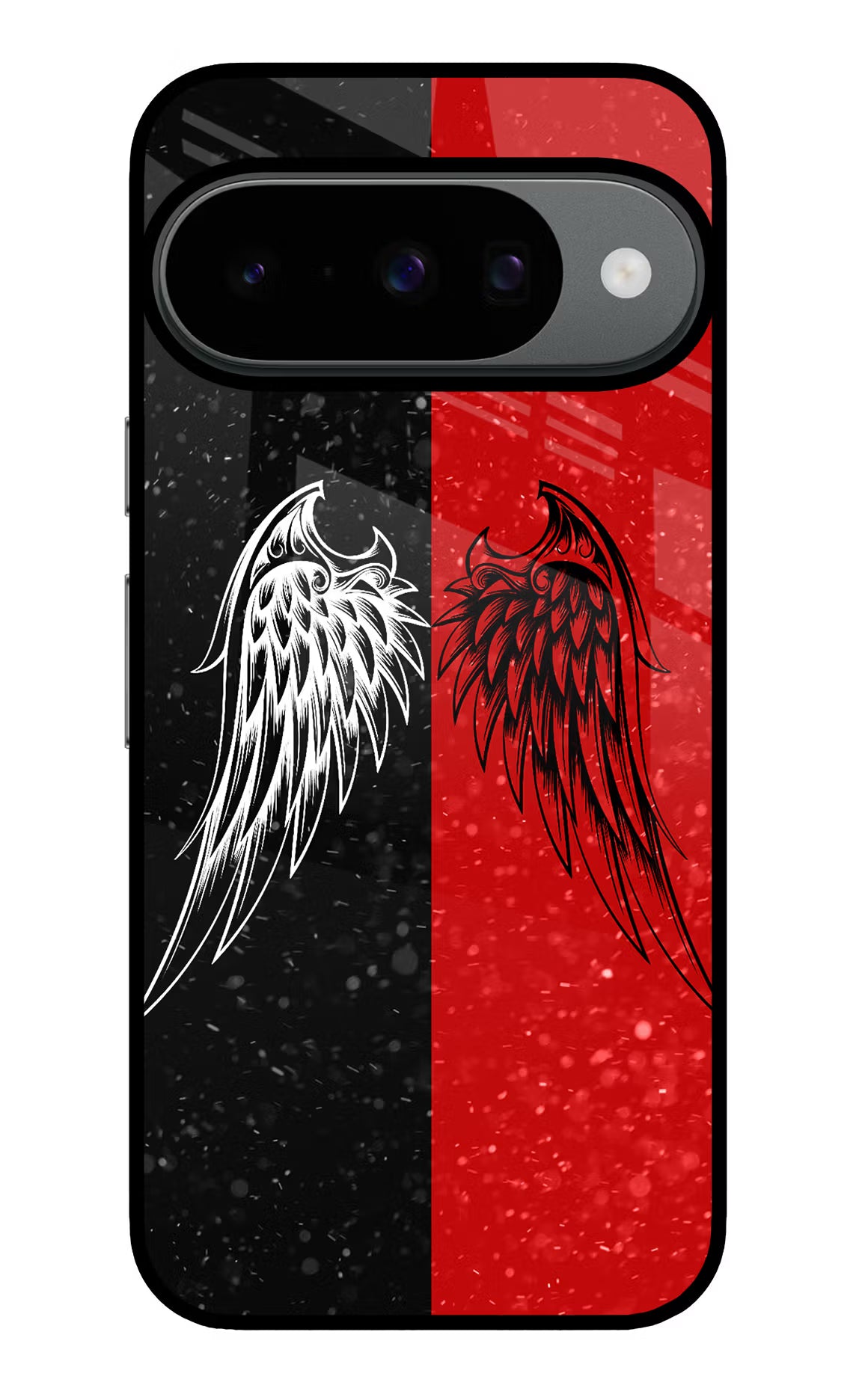Wings Google Pixel 10 Back Cover - Wings Google Pixel 10 Glass Case Back Cover by Casekaro Wings Google Pixel 10 Glass Case Back Cover by Casekaro