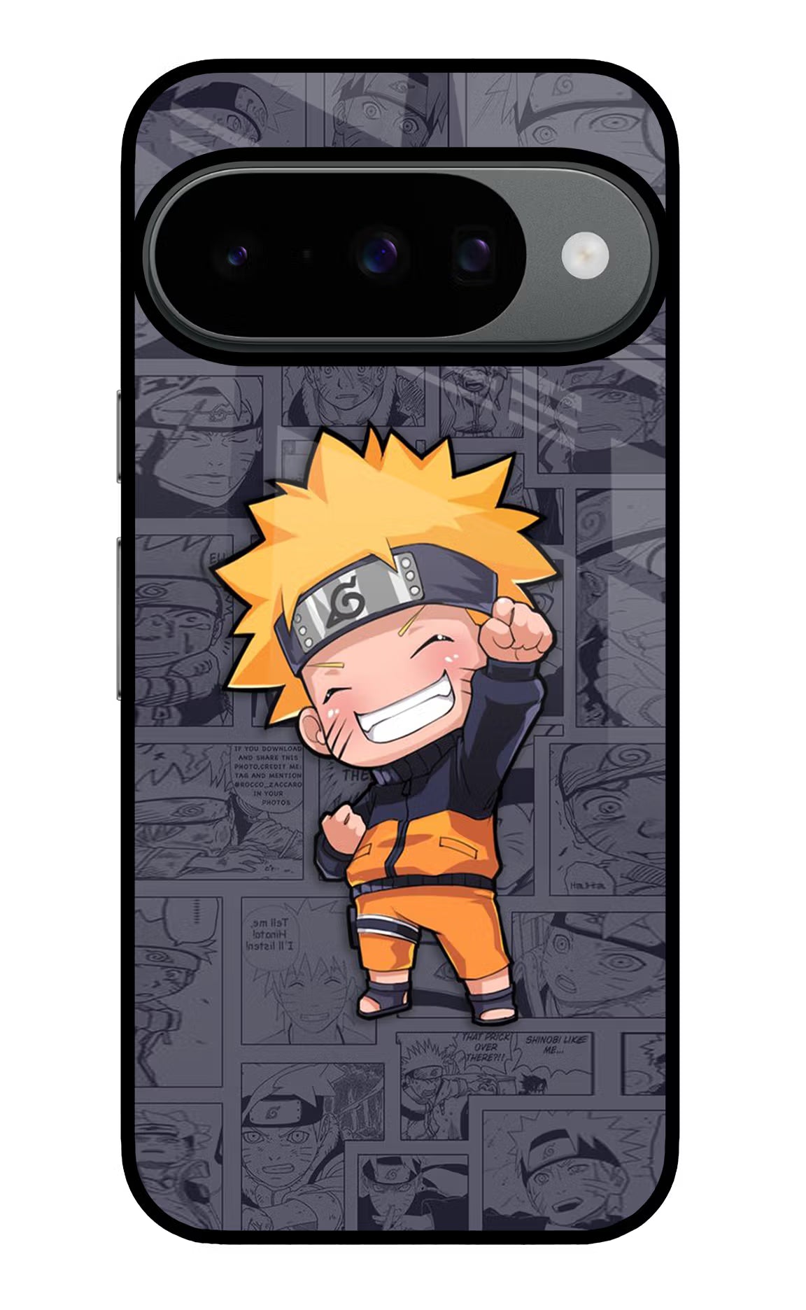 Chota Naruto Google Pixel 10 Back Cover - Chota Naruto Google Pixel 10 Glass Case Back Cover by Casekaro Chota Naruto Google Pixel 10 Glass Case Back Cover by Casekaro