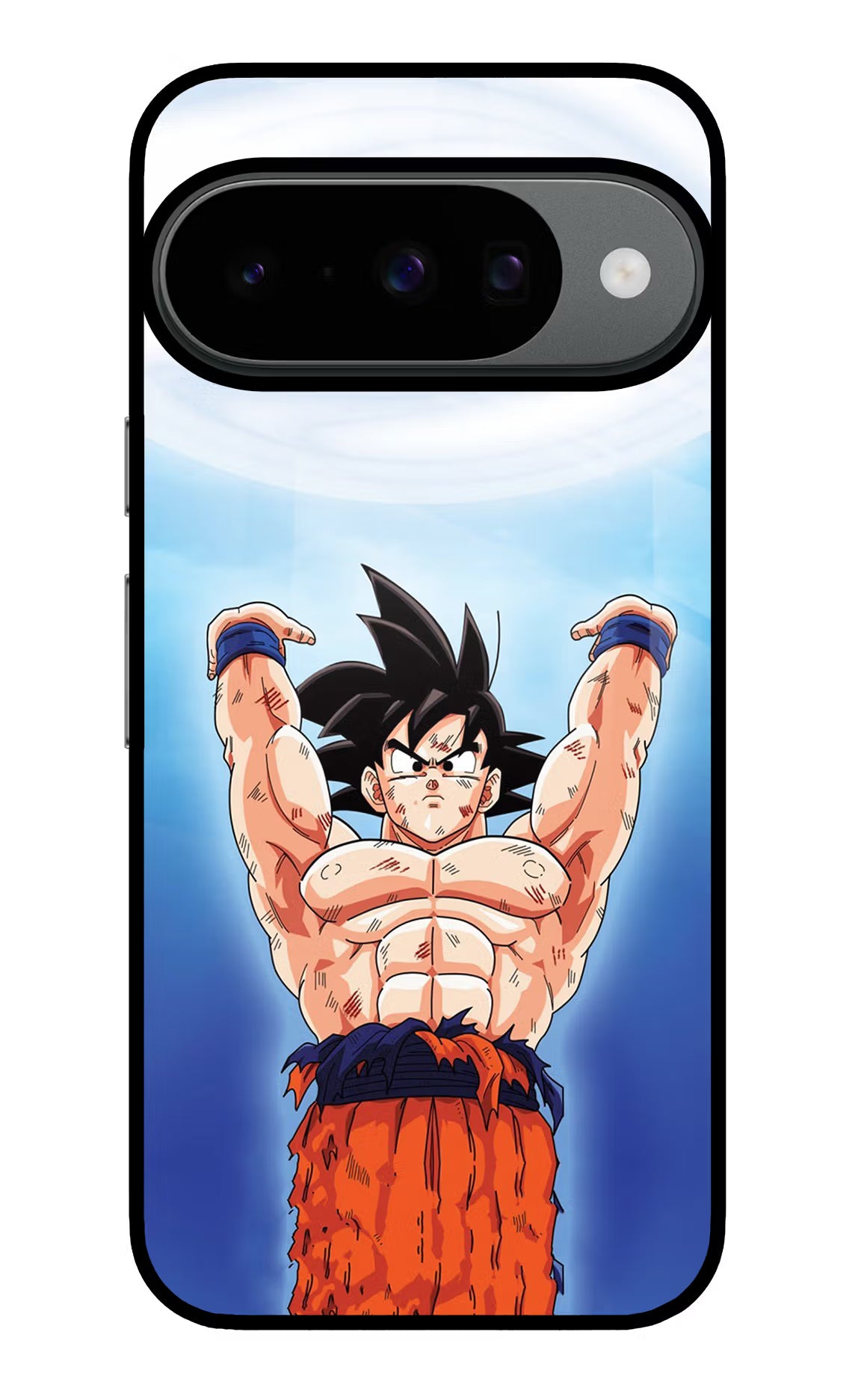 Goku Power Google Pixel 10 Back Cover - Goku Power Google Pixel 10 Glass Case Back Cover by Casekaro Goku Power Google Pixel 10 Glass Case Back Cover by Casekaro