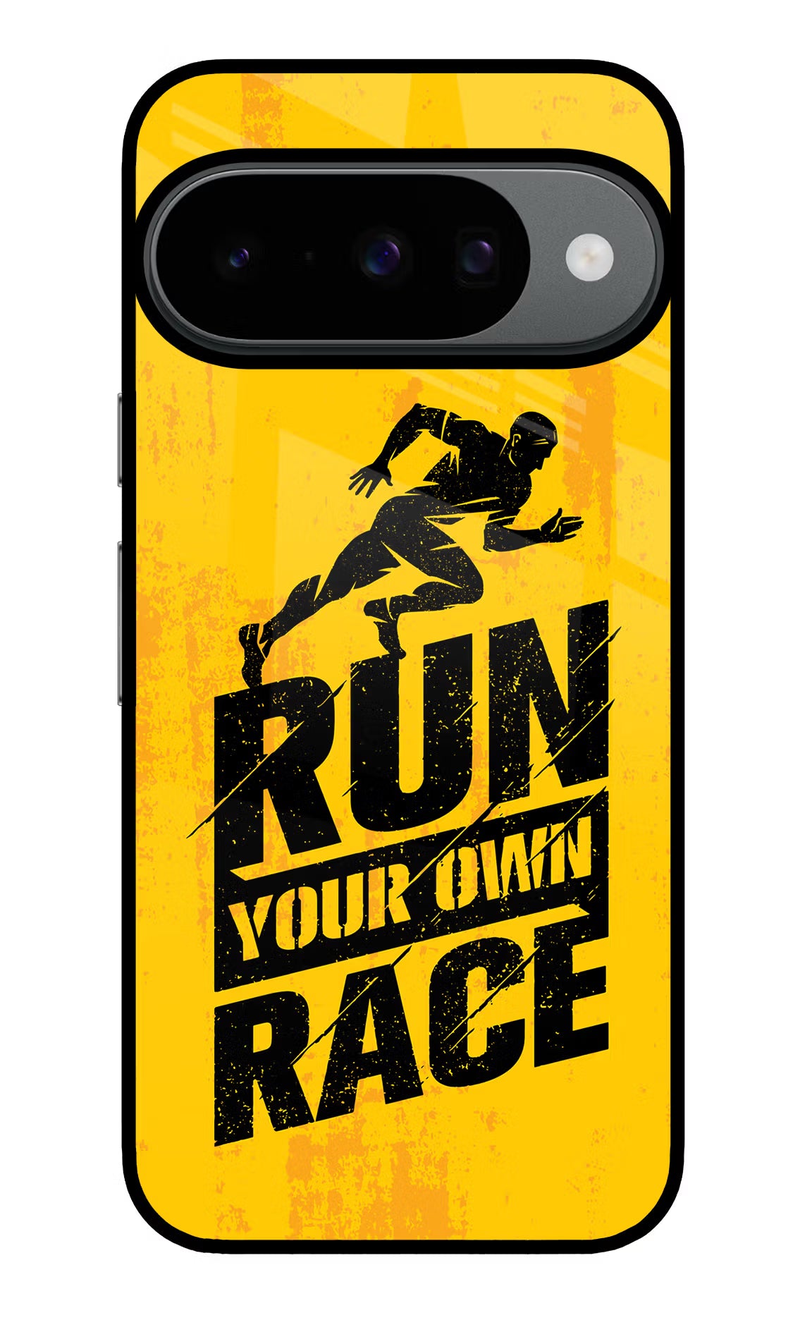 Run Your Own Race Google Pixel 10 Back Cover - Run Your Own Race Google Pixel 10 Glass Case Back Cover by Casekaro Run Your Own Race Google Pixel 10 Glass Case Back Cover by Casekaro