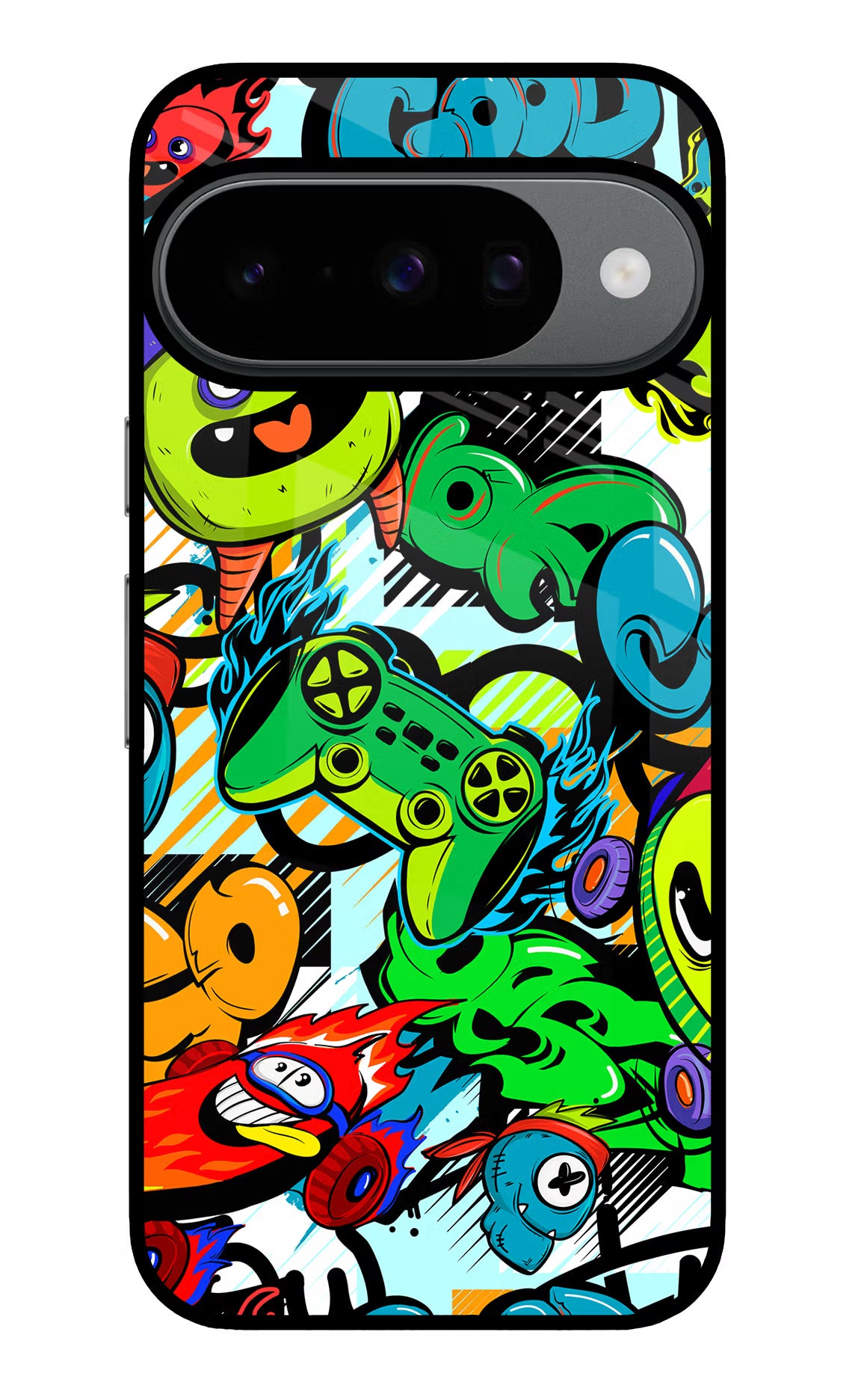 Game Doodle Google Pixel 10 Glass Case - Game Doodle Google Pixel 10 Glass Case Game Doodle Google Pixel 10 Glass Case