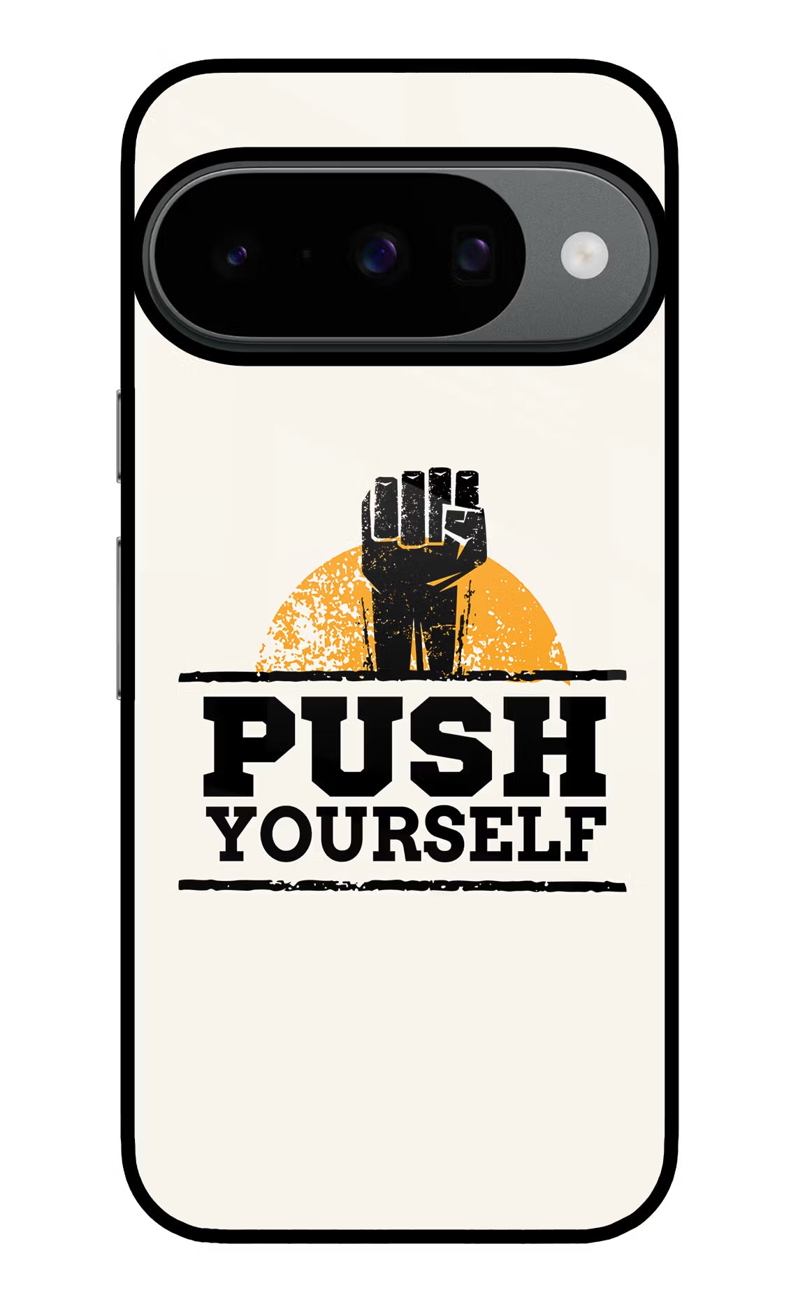 Push Yourself Google Pixel 10 Back Cover - Push Yourself Google Pixel 10 Glass Case Back Cover by Casekaro Push Yourself Google Pixel 10 Glass Case Back Cover by Casekaro