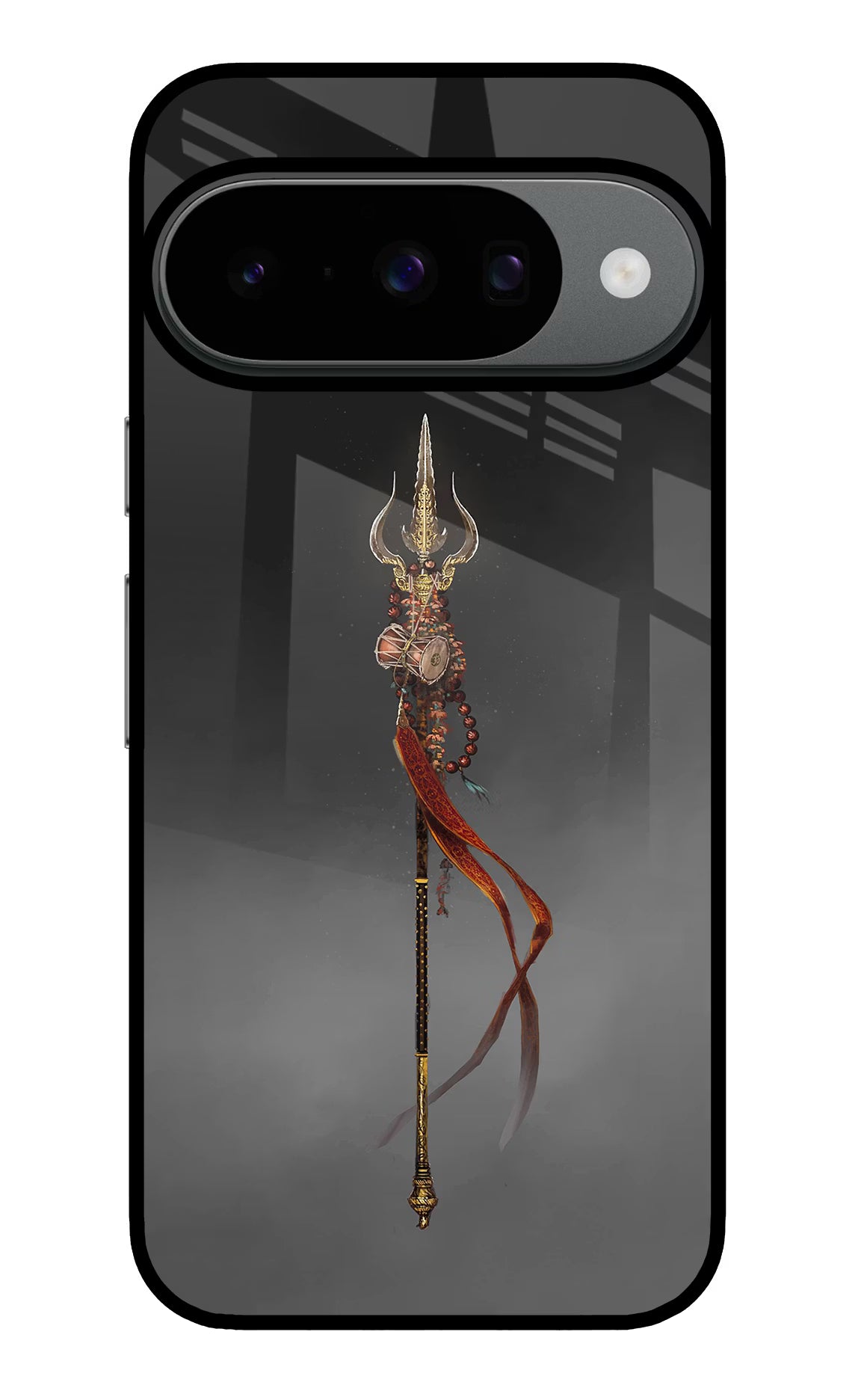 Shiv Trishul Google Pixel 10 Back Cover - Shiv Trishul Google Pixel 10 Glass Case Back Cover by Casekaro Shiv Trishul Google Pixel 10 Glass Case Back Cover by Casekaro