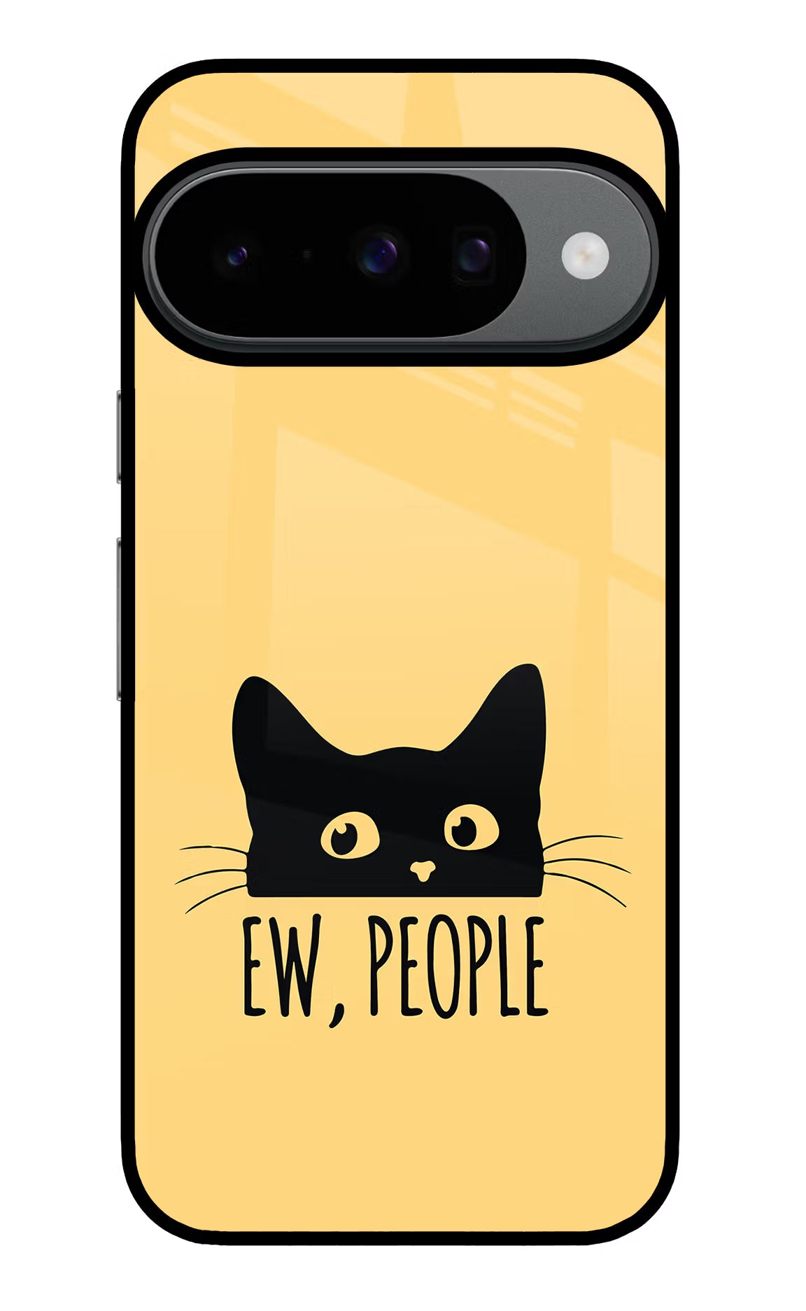 Ew People Catitude Google Pixel 10 Back Cover - Ew People Catitude Google Pixel 10 Glass Case Back Cover by Casekaro Ew People Catitude Google Pixel 10 Glass Case Back Cover by Casekaro