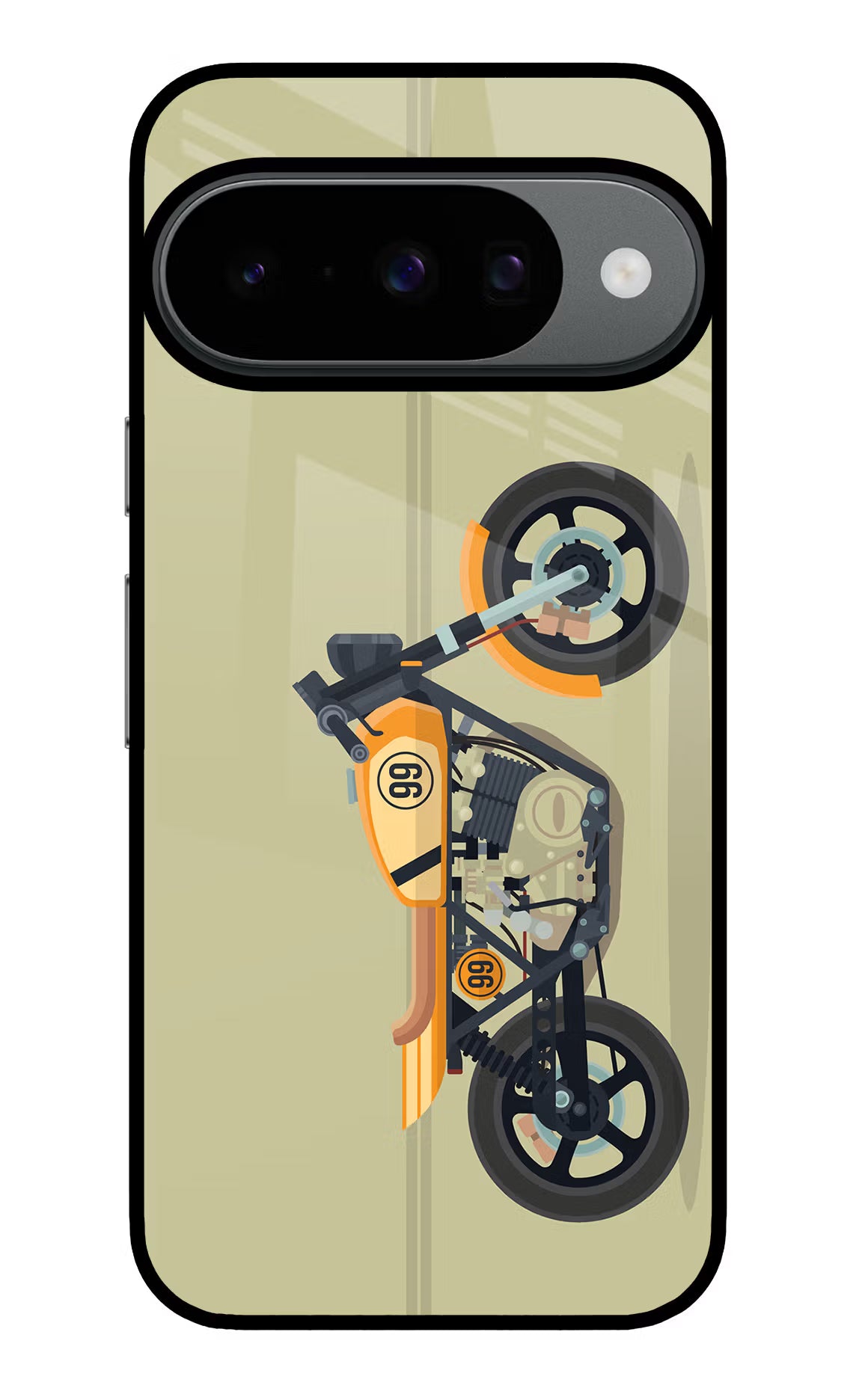 Vertical Speedster Google Pixel 10 Glass Case - Vertical Speedster Google Pixel 10 Glass Case Vertical Speedster Google Pixel 10 Glass Case