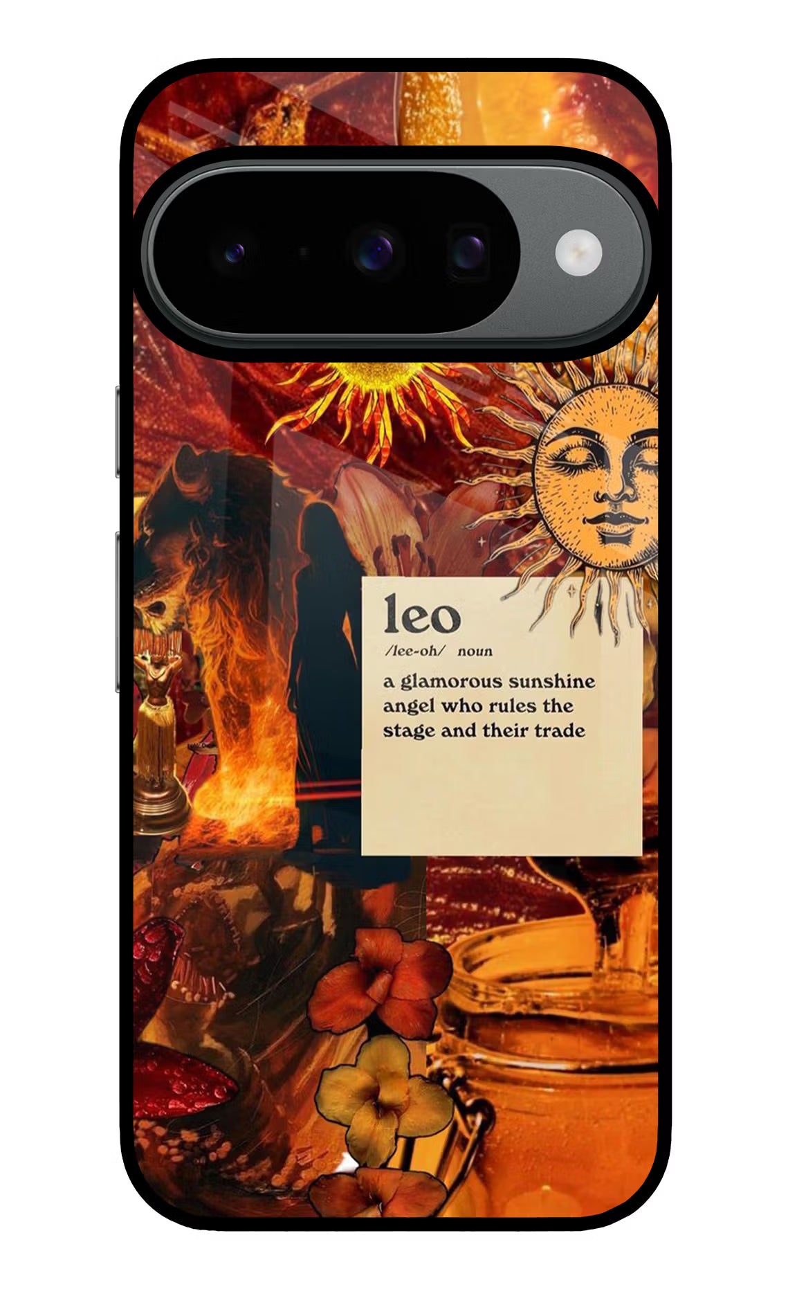 Leo Zodiac Google Pixel 10 Back Cover - Leo Zodiac Google Pixel 10 Glass Case Back Cover by Casekaro Leo Zodiac Google Pixel 10 Glass Case Back Cover by Casekaro