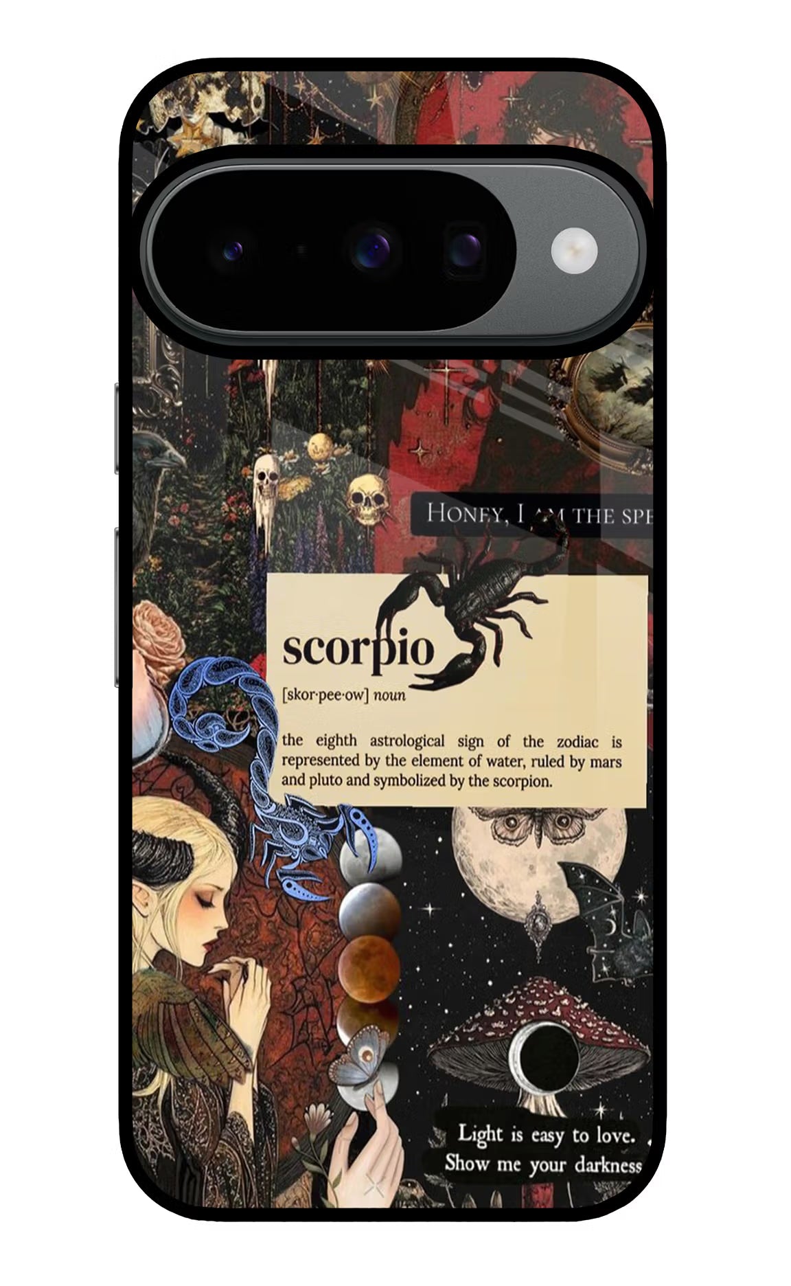 Scorpio Zodiac Google Pixel 10 Back Cover - Scorpio Zodiac Google Pixel 10 Glass Case Back Cover by Casekaro Scorpio Zodiac Google Pixel 10 Glass Case Back Cover by Casekaro