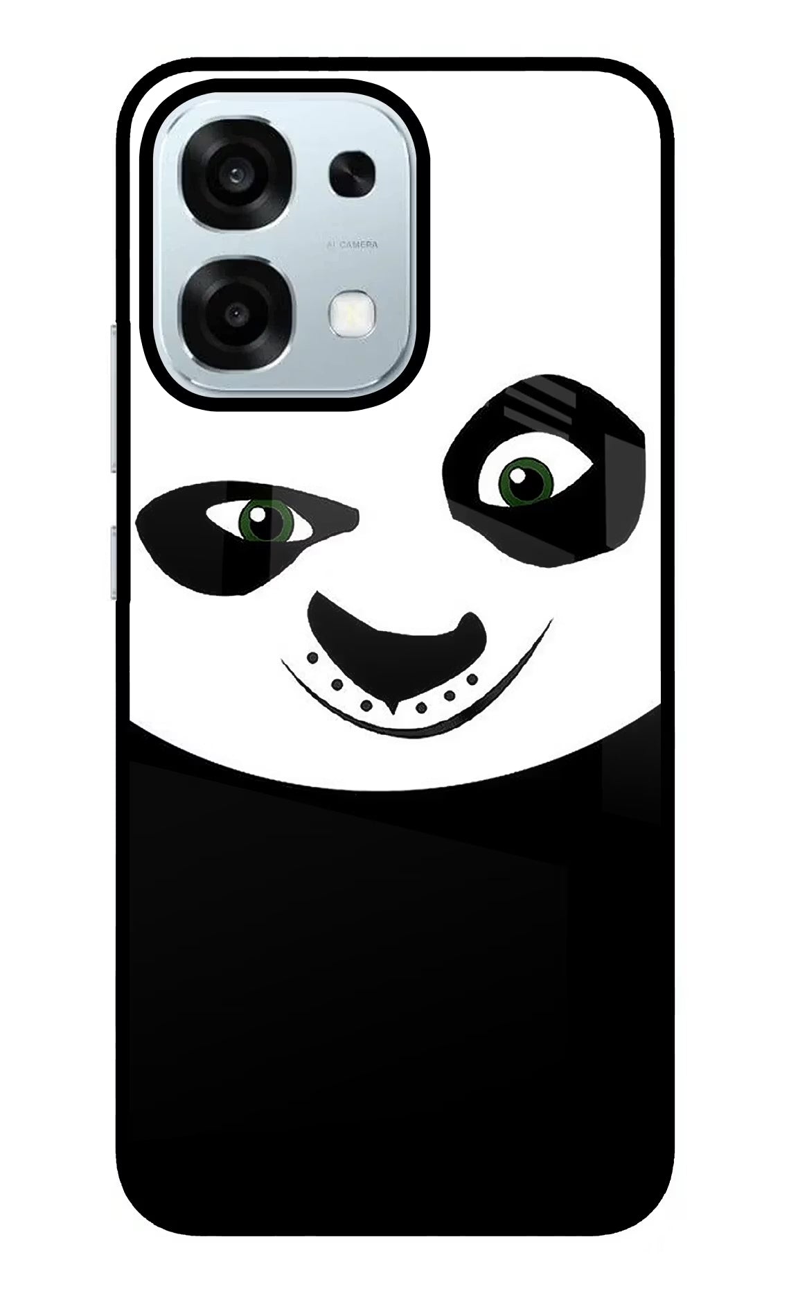 Panda Oppo F31 5G Back Cover - Panda Oppo F31 5G Glass Case Back Cover by Casekaro Panda Oppo F31 5G Glass Case Back Cover by Casekaro