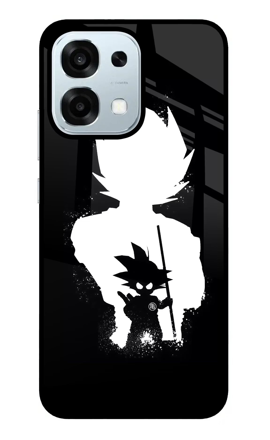 Goku Shadow Oppo F31 5G Back Cover - Goku Shadow Oppo F31 5G Glass Case Back Cover by Casekaro Goku Shadow Oppo F31 5G Glass Case Back Cover by Casekaro