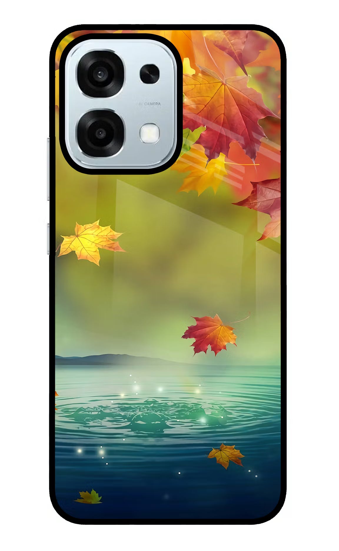 Flowers Oppo F31 5G Glass Case - Flowers Oppo F31 5G Glass Case Flowers Oppo F31 5G Glass Case