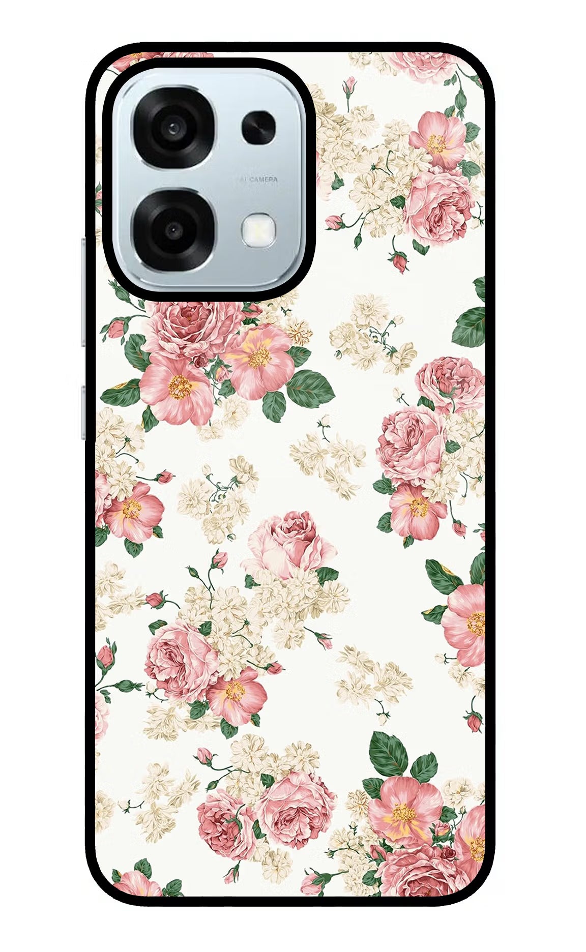 Flowers Oppo F31 5G Glass Case - Flowers Oppo F31 5G Glass Case Flowers Oppo F31 5G Glass Case