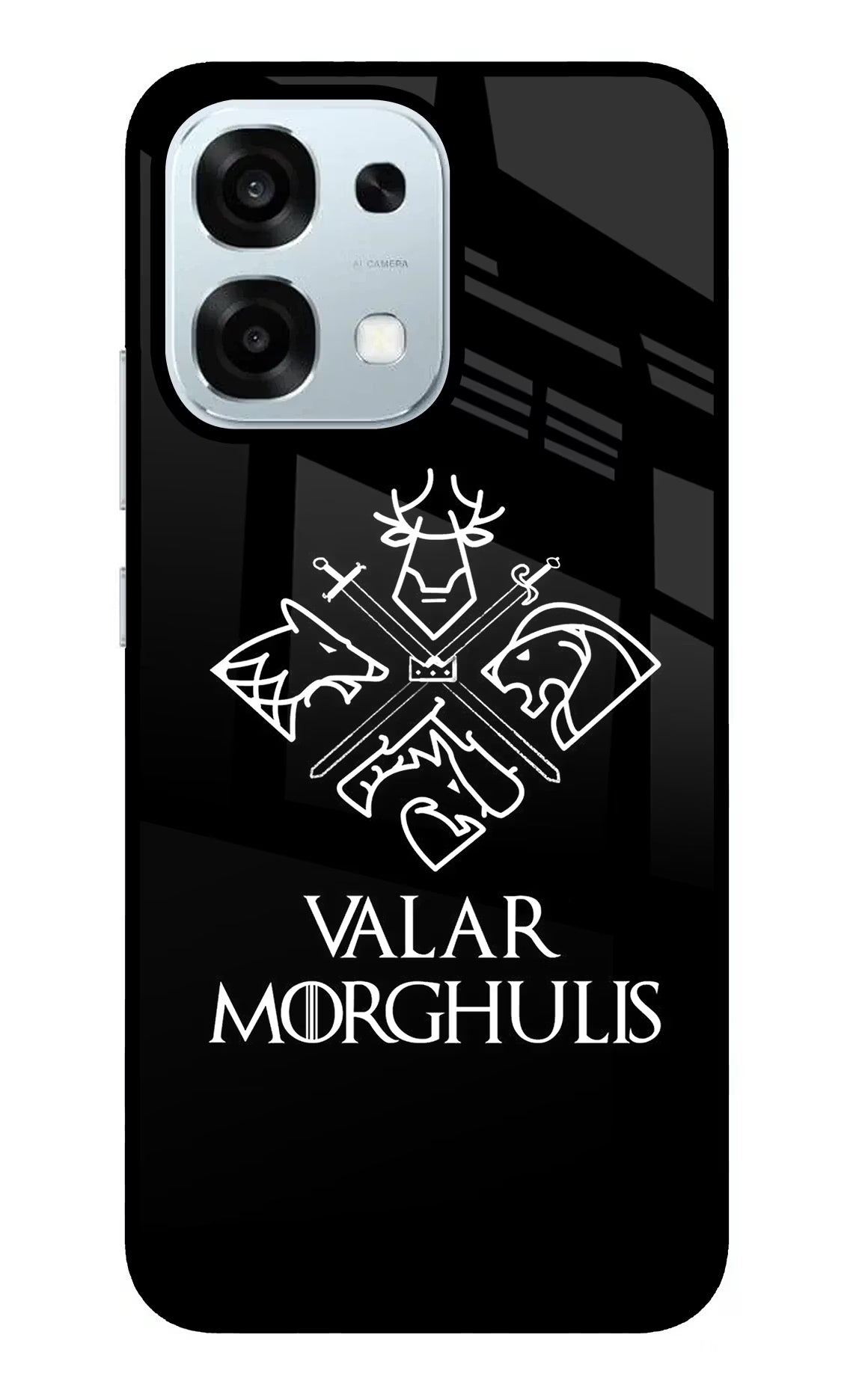 Valar Morghulis | Game Of Thrones Oppo F31 5G Back Cover - Valar Morghulis | Game Of Thrones Oppo F31 5G Glass Case Back Cover by Casekaro Valar Morghulis | Game Of Thrones Oppo F31 5G Glass Case Back Cover by Casekaro
