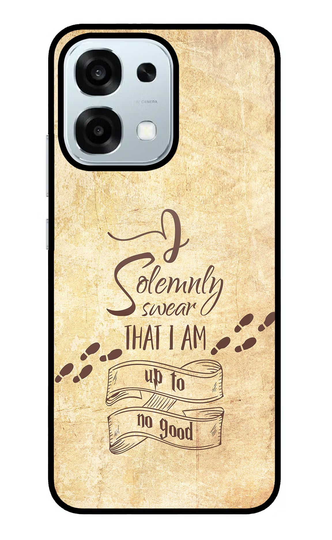 I Solemnly swear that i up to no good Oppo F31 5G Back Cover - I Solemnly swear that i up to no good Oppo F31 5G Glass Case Back Cover by Casekaro I Solemnly swear that i up to no good Oppo F31 5G Glass Case Back Cover by Casekaro