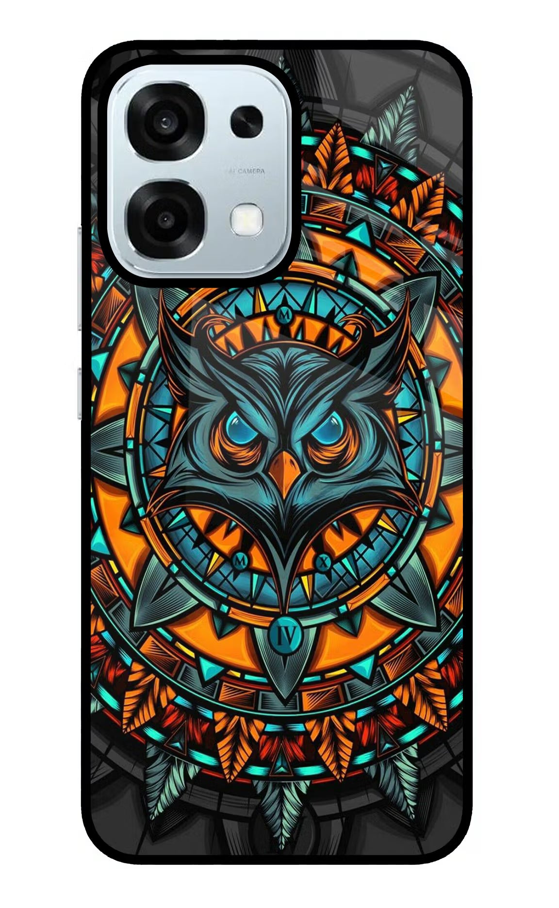 Angry Owl Art Oppo F31 5G Back Cover - Angry Owl Art Oppo F31 5G Glass Case Back Cover by Casekaro Angry Owl Art Oppo F31 5G Glass Case Back Cover by Casekaro