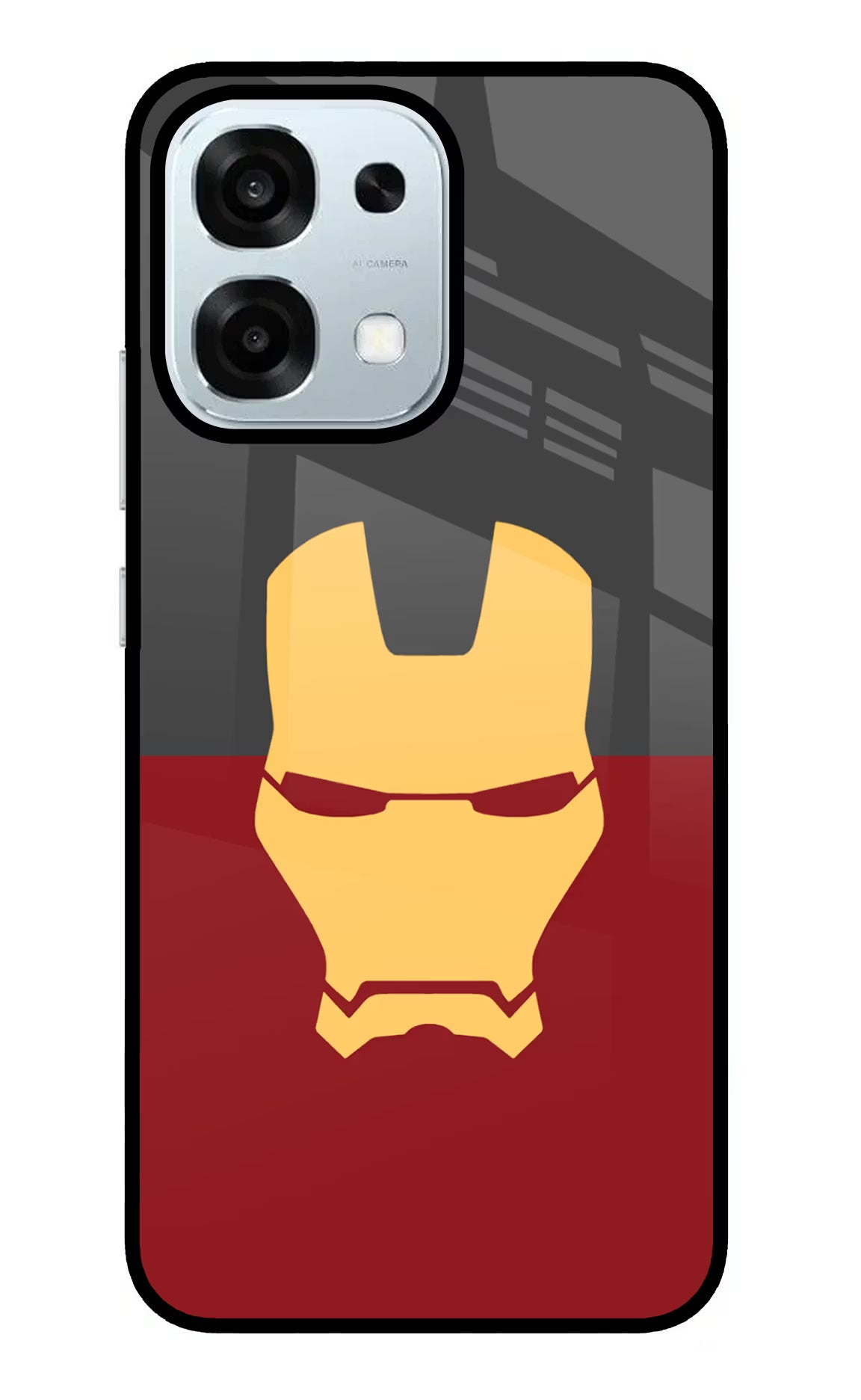 Ironman Oppo F31 5G Back Cover - Ironman Oppo F31 5G Glass Case Back Cover by Casekaro Ironman Oppo F31 5G Glass Case Back Cover by Casekaro