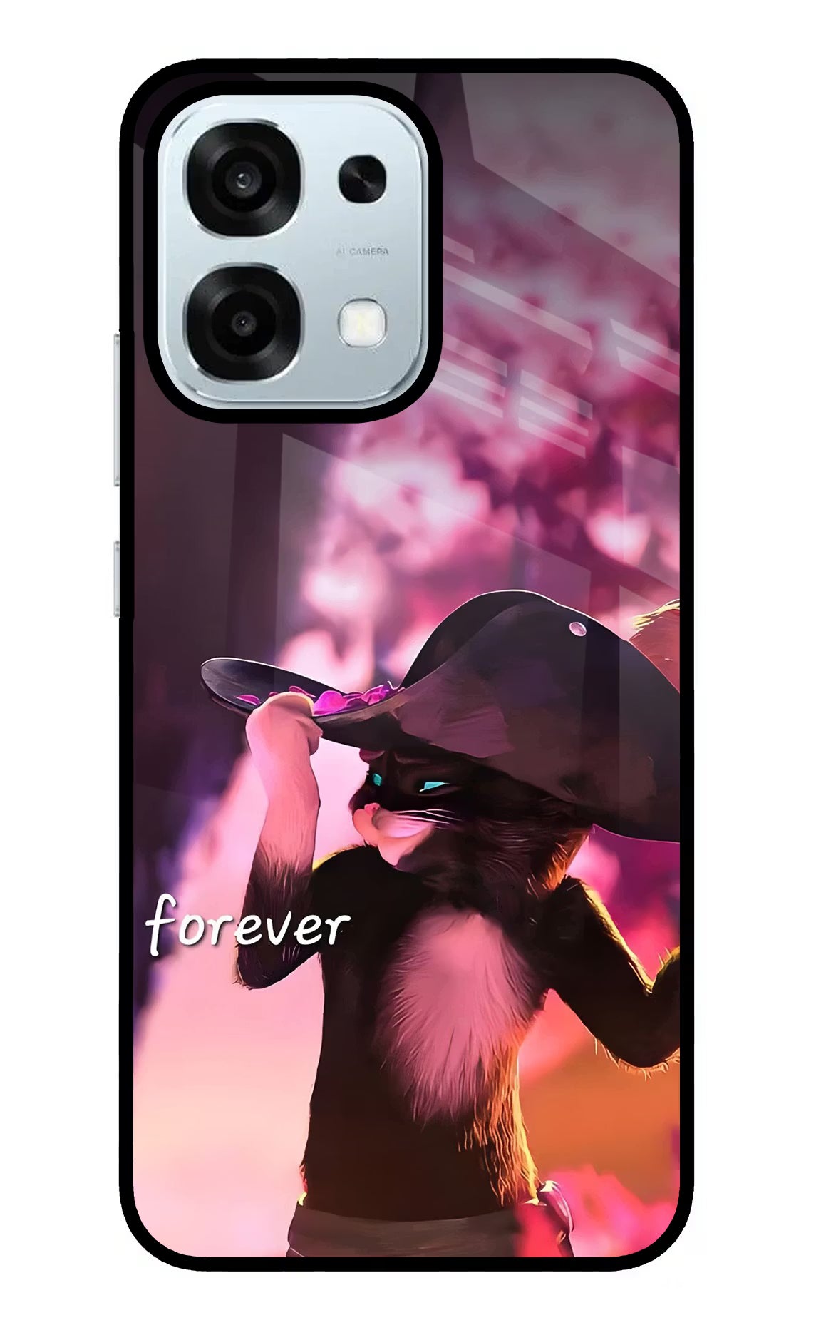 Forever Cat Oppo F31 5G Glass Case - Forever Cat Oppo F31 5G Glass Case Forever Cat Oppo F31 5G Glass Case