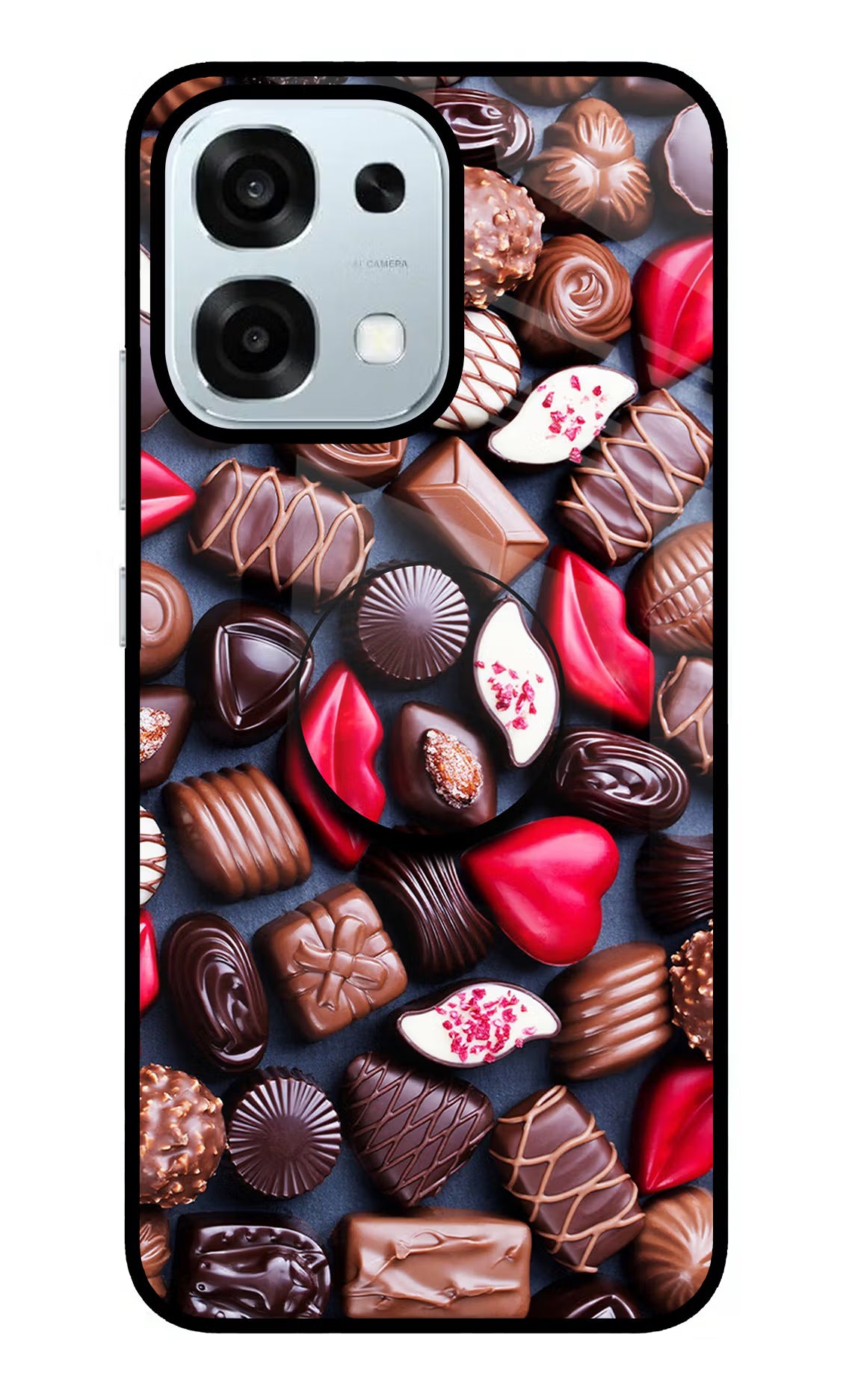 Chocolates Oppo F31 5G Pop Case - Chocolates Oppo F31 5G Pop Case by Casekaro Chocolates Oppo F31 5G Pop Case by Casekaro