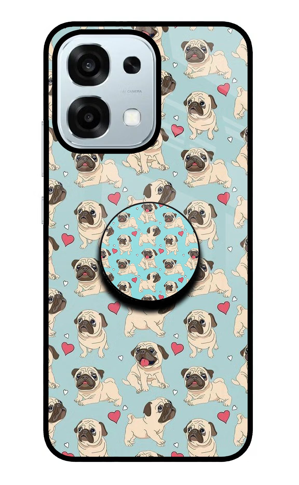 Pug Dog Oppo F31 5G Pop Case - Pug Dog Oppo F31 5G Pop Case by Casekaro Pug Dog Oppo F31 5G Pop Case by Casekaro