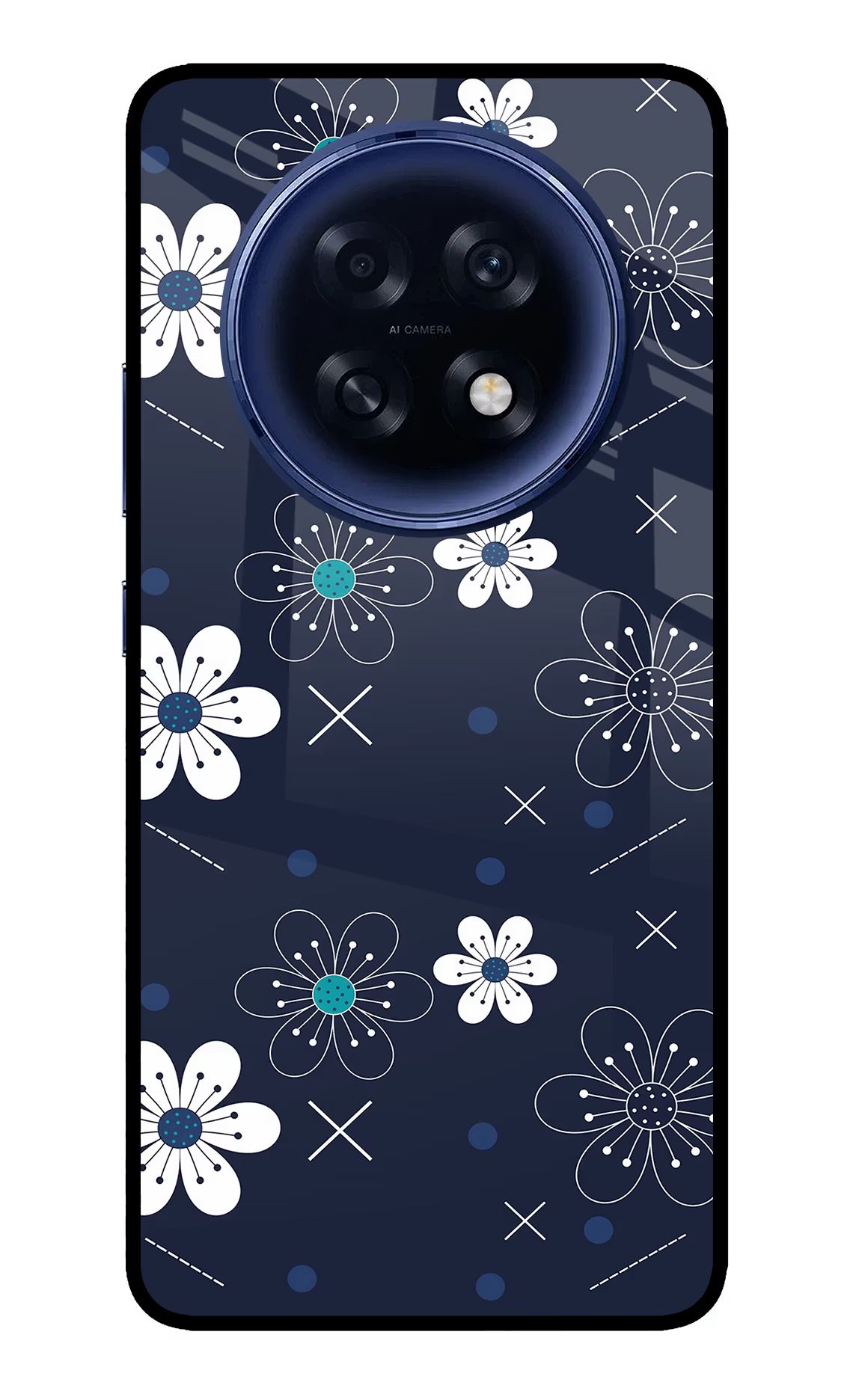 Flowers Oppo F31 Pro Plus 5G Glass Case - Flowers Oppo F31 Pro Plus 5G Glass Case Flowers Oppo F31 Pro Plus 5G Glass Case