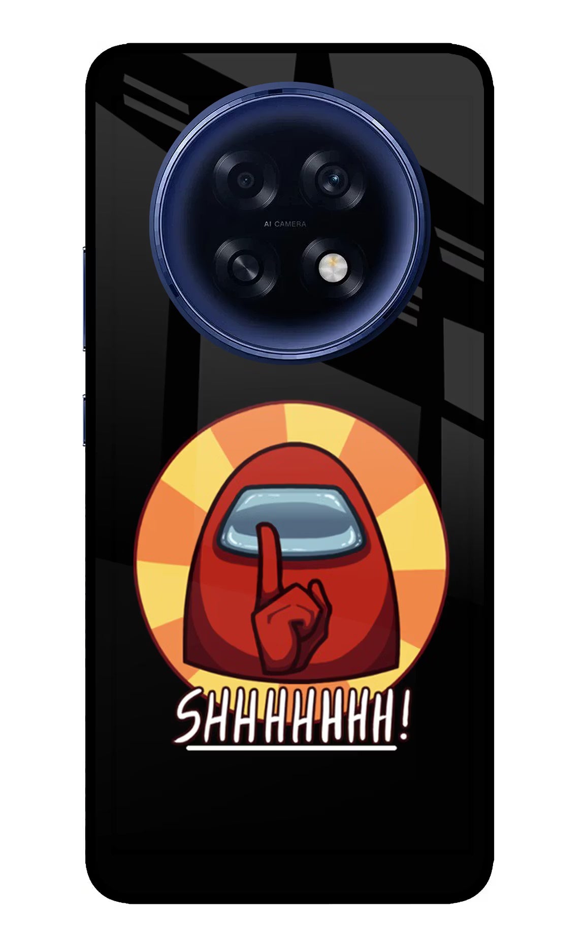 Among Us Shhh! Oppo F31 Pro Plus 5G Glass Case - Among Us Shhh! Oppo F31 Pro Plus 5G Glass Case Among Us Shhh! Oppo F31 Pro Plus 5G Glass Case