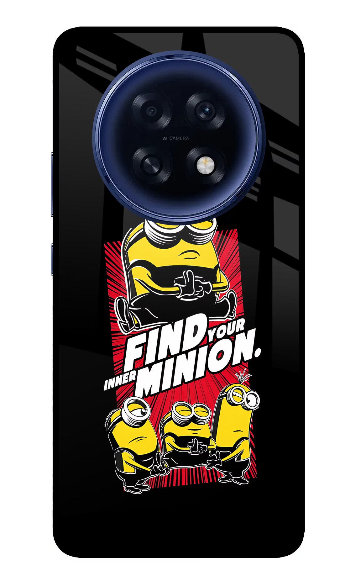 Find your inner Minion Oppo F31 Pro Plus 5G Back Cover - Find your inner Minion Oppo F31 Pro Plus 5G Glass Case Back Cover by Casekaro Find your inner Minion Oppo F31 Pro Plus 5G Glass Case Back Cover by Casekaro