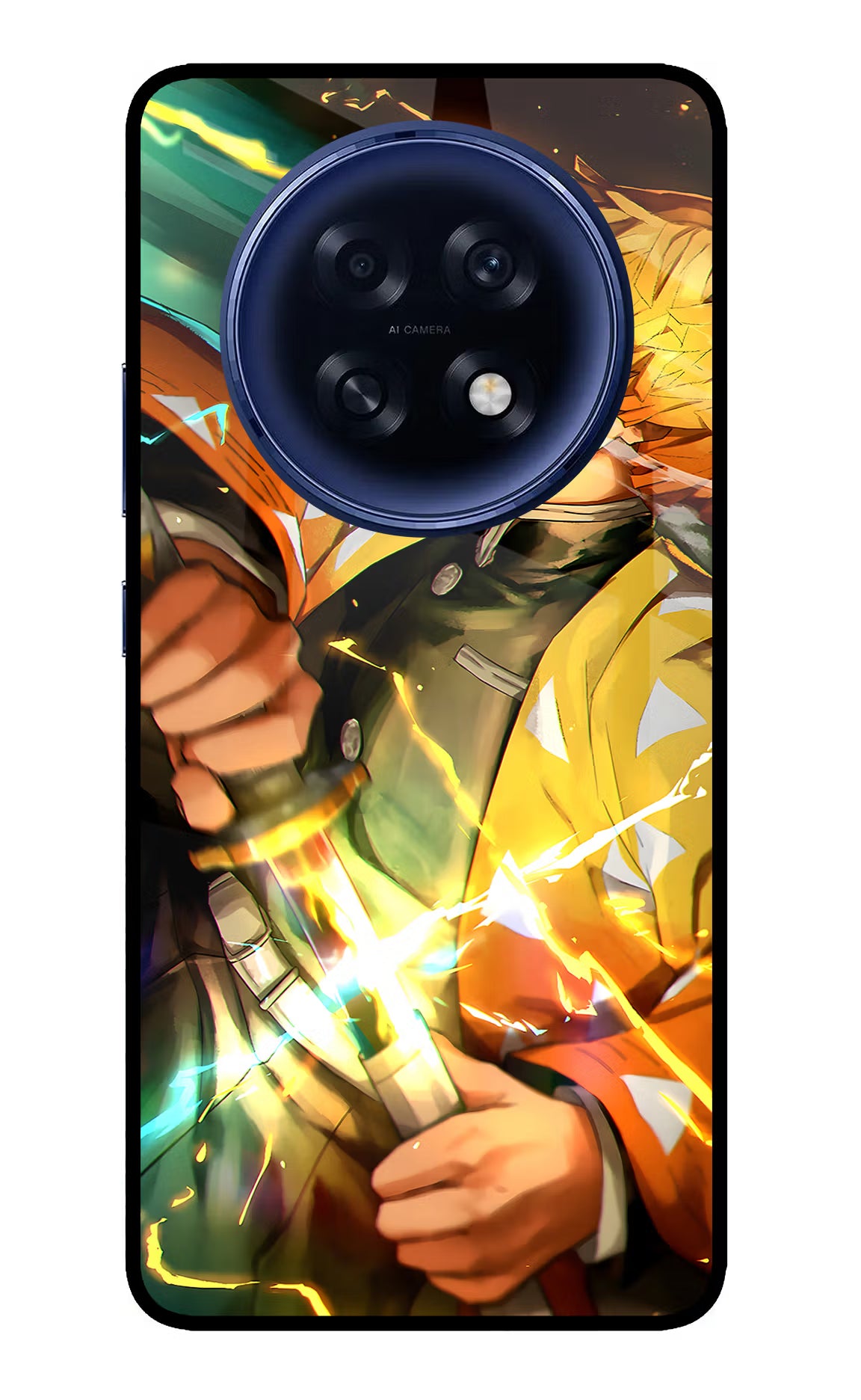 Demon Slayer Oppo F31 Pro Plus 5G Glass Case - Demon Slayer Oppo F31 Pro Plus 5G Glass Case Demon Slayer Oppo F31 Pro Plus 5G Glass Case