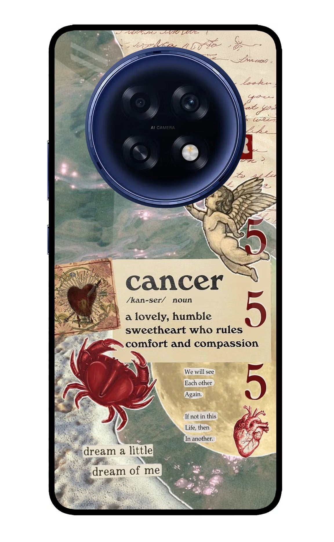 Cancer Zodiac Oppo F31 Pro Plus 5G Back Cover - Cancer Zodiac Oppo F31 Pro Plus 5G Glass Case Back Cover by Casekaro Cancer Zodiac Oppo F31 Pro Plus 5G Glass Case Back Cover by Casekaro