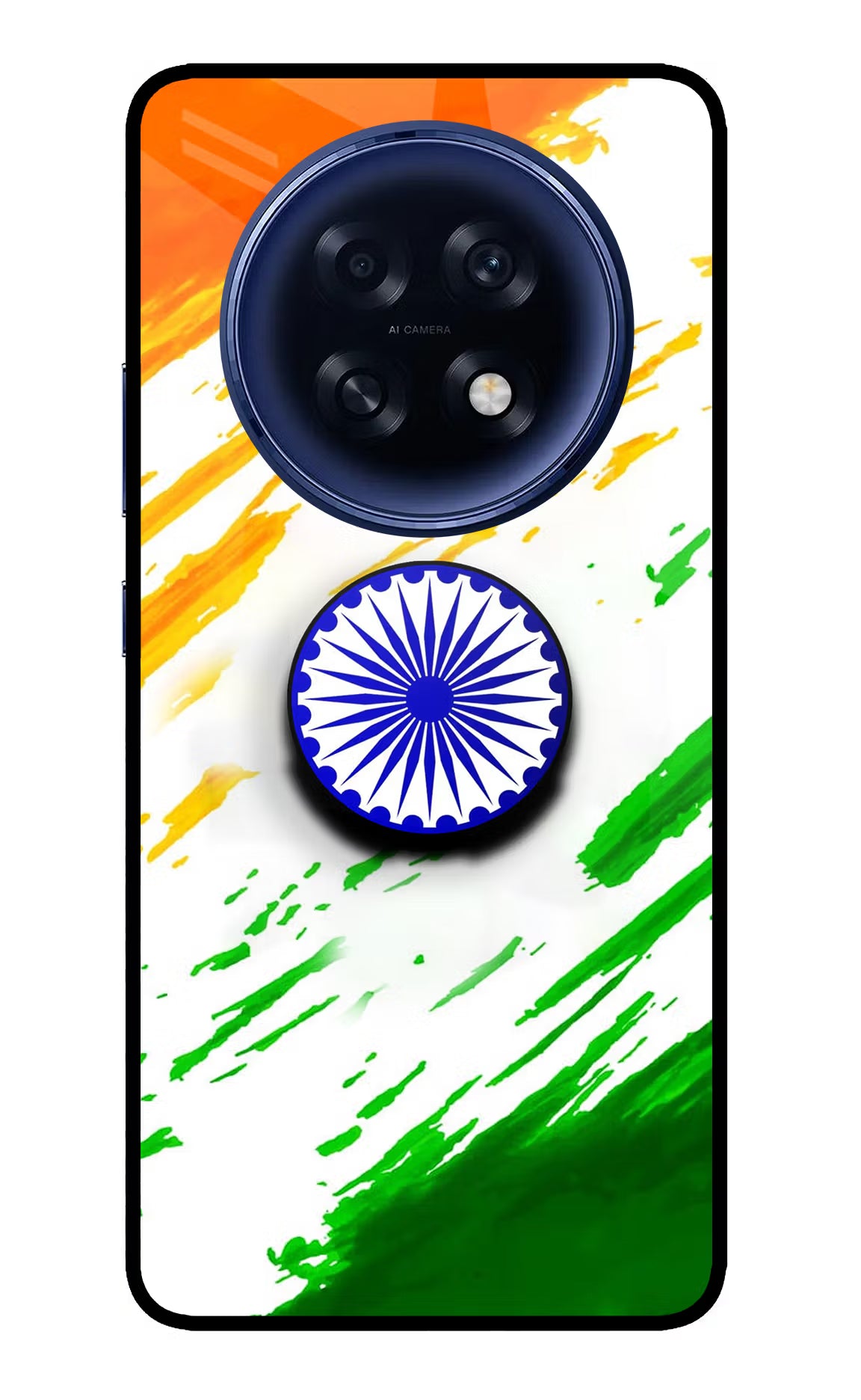 Indian Flag Ashoka Chakra Oppo F31 Pro Plus 5G Pop Case - Indian Flag Ashoka Chakra Oppo F31 Pro Plus 5G Pop Case by Casekaro Indian Flag Ashoka Chakra Oppo F31 Pro Plus 5G Pop Case by Casekaro