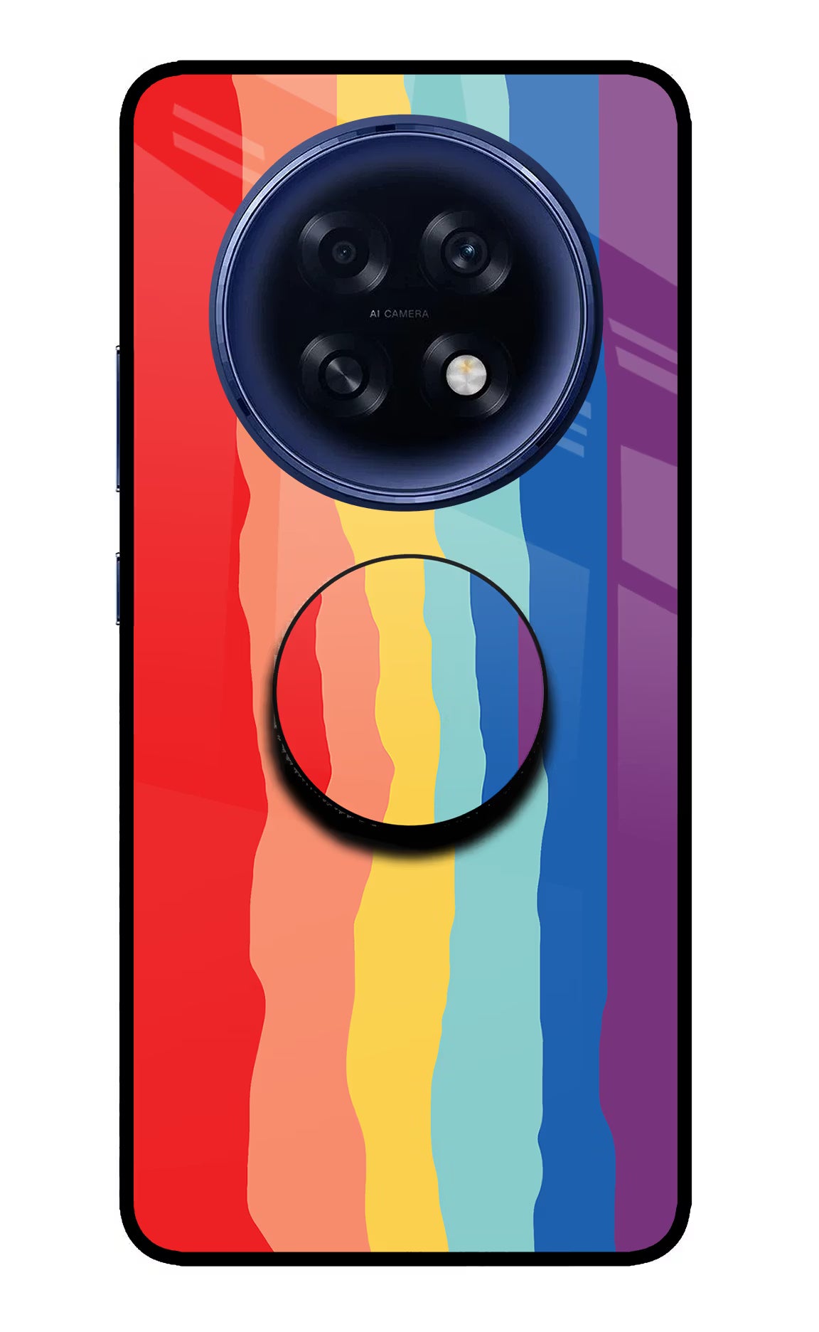 Rainbow Oppo F31 Pro Plus 5G Pop Case - Rainbow Oppo F31 Pro Plus 5G Pop Case by Casekaro Rainbow Oppo F31 Pro Plus 5G Pop Case by Casekaro
