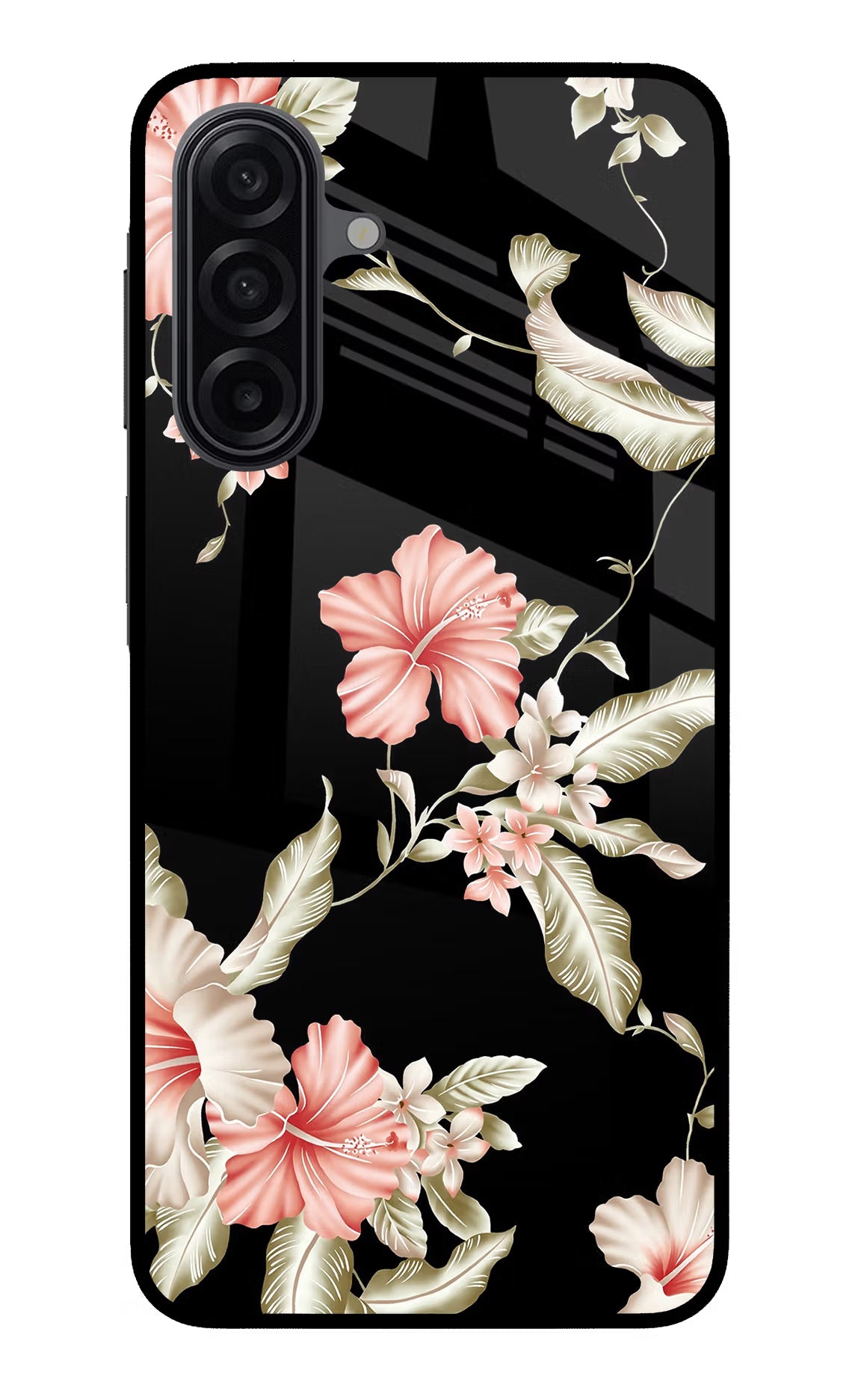 Flowers Samsung A17 5G Glass Case - Flowers Samsung A17 5G Glass Case Flowers Samsung A17 5G Glass Case