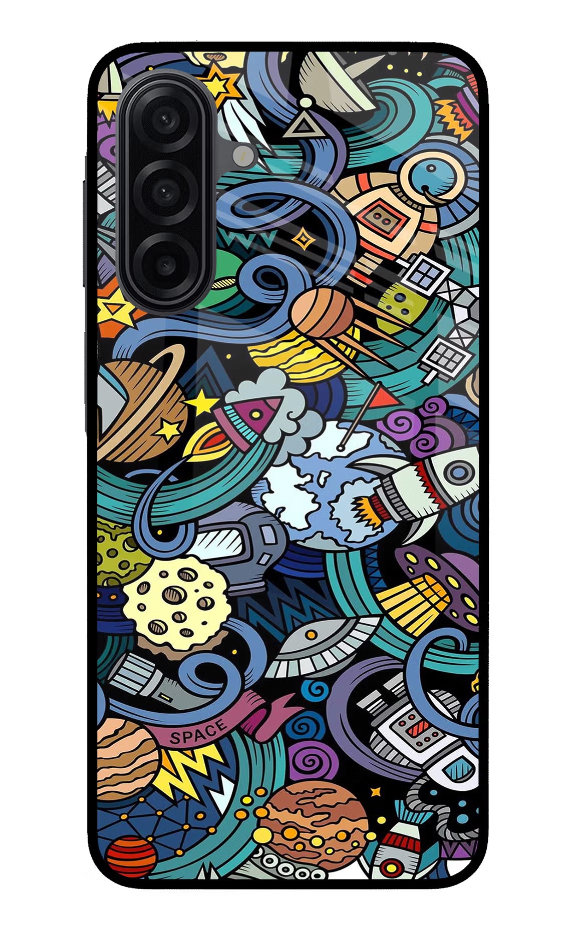 Space Abstract Samsung A17 5G Glass Case - Space Abstract Samsung A17 5G Glass Case Space Abstract Samsung A17 5G Glass Case