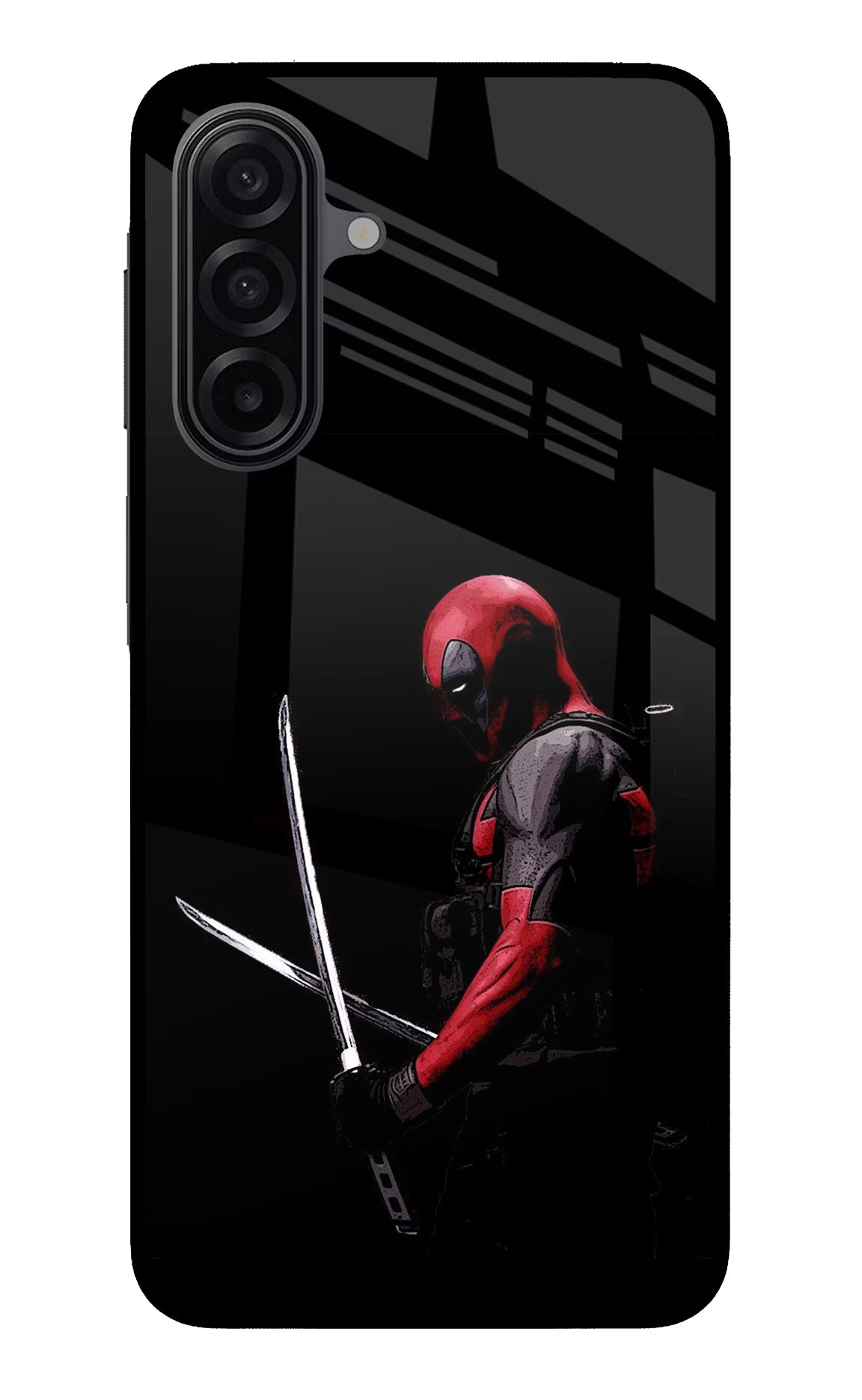 Deadpool Samsung A17 5G Back Cover - Deadpool Samsung A17 5G Glass Case Back Cover by Casekaro Deadpool Samsung A17 5G Glass Case Back Cover by Casekaro