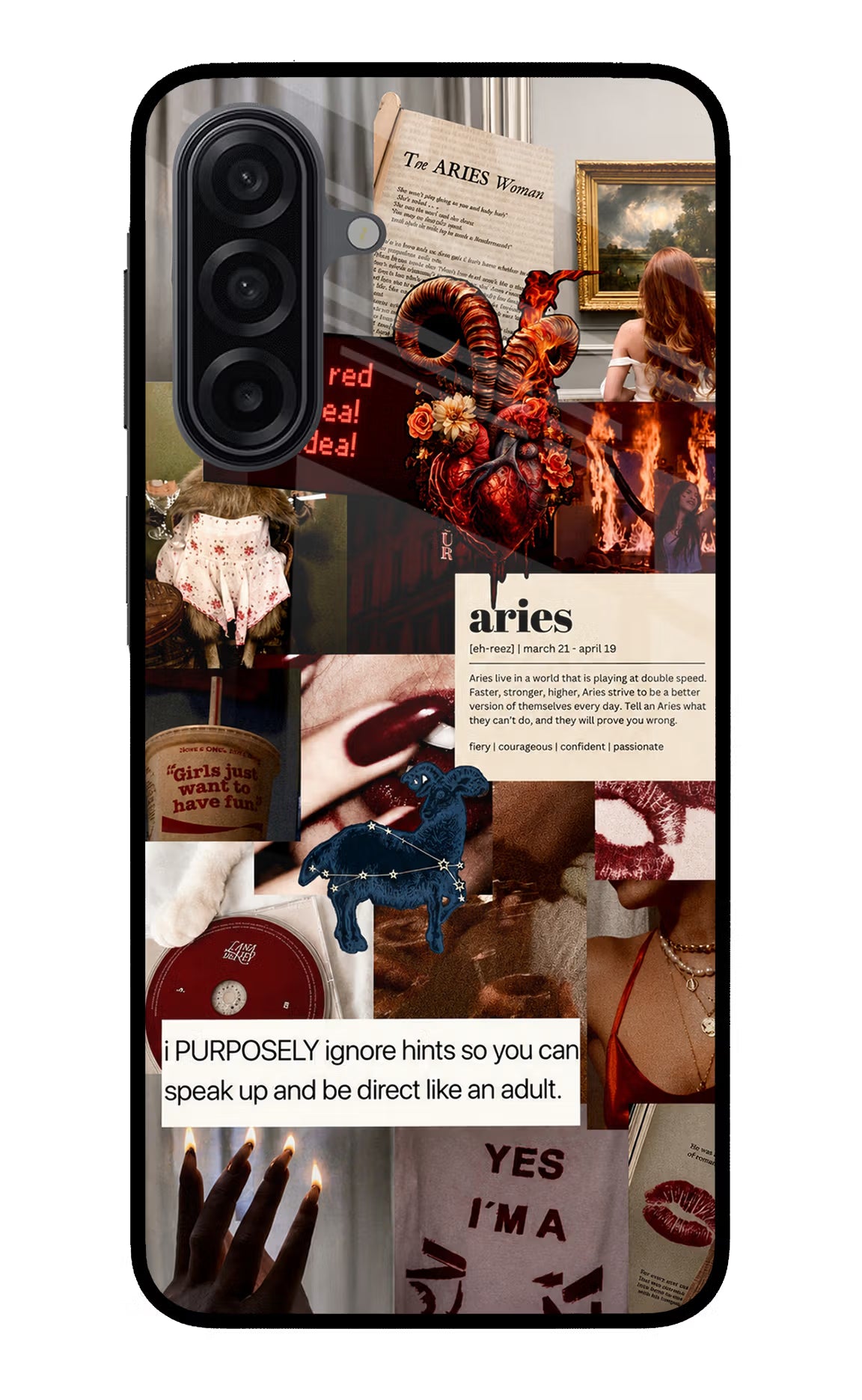 Zodiac Aries Samsung A17 5G Glass Case - Zodiac Aries Samsung A17 5G Glass Case Zodiac Aries Samsung A17 5G Glass Case
