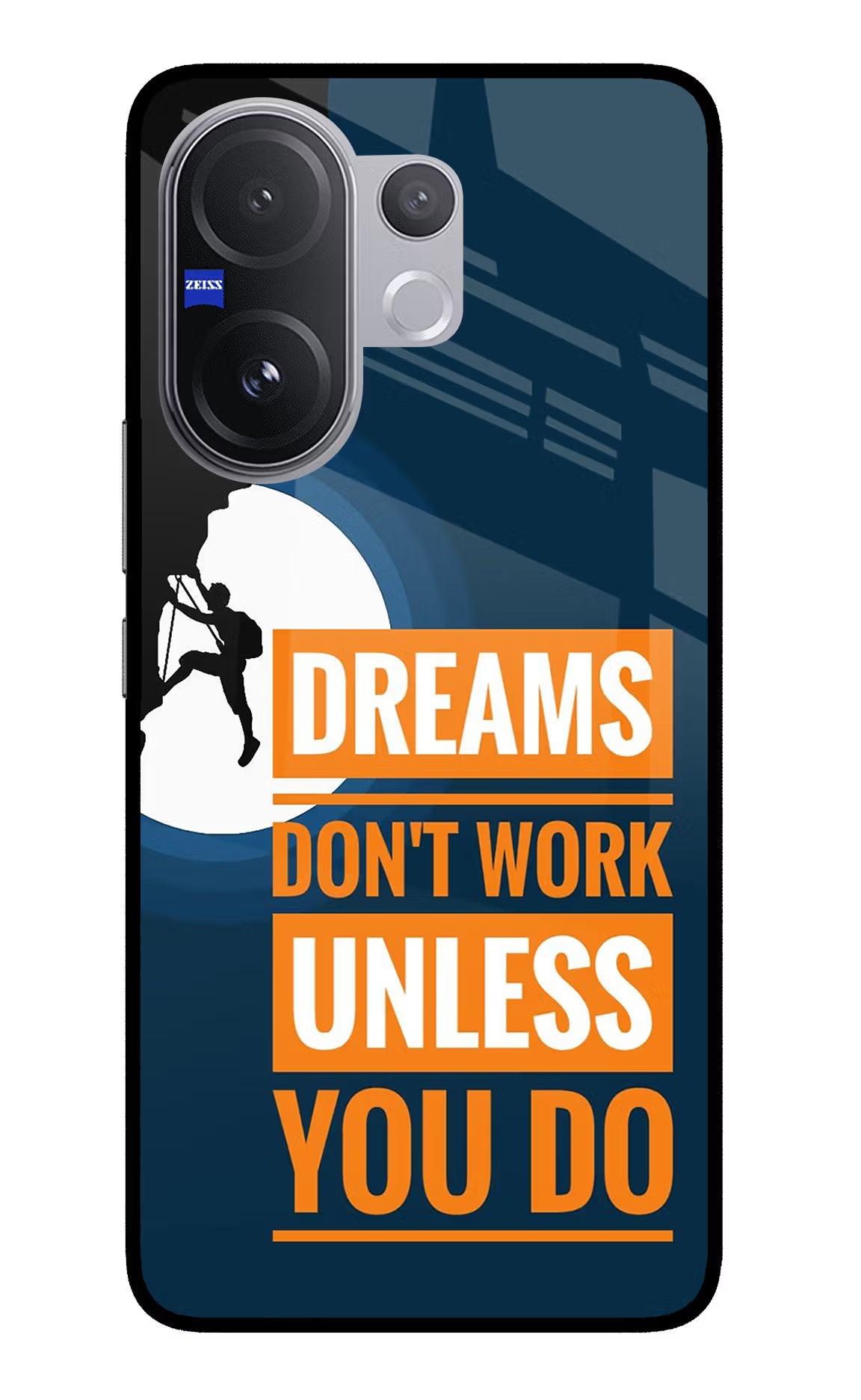 Dreams Don’T Work Unless You Do Vivo V60 5G Glass Case - Dreams Don’T Work Unless You Do Vivo V60 5G Glass Case Dreams Don’T Work Unless You Do Vivo V60 5G Glass Case