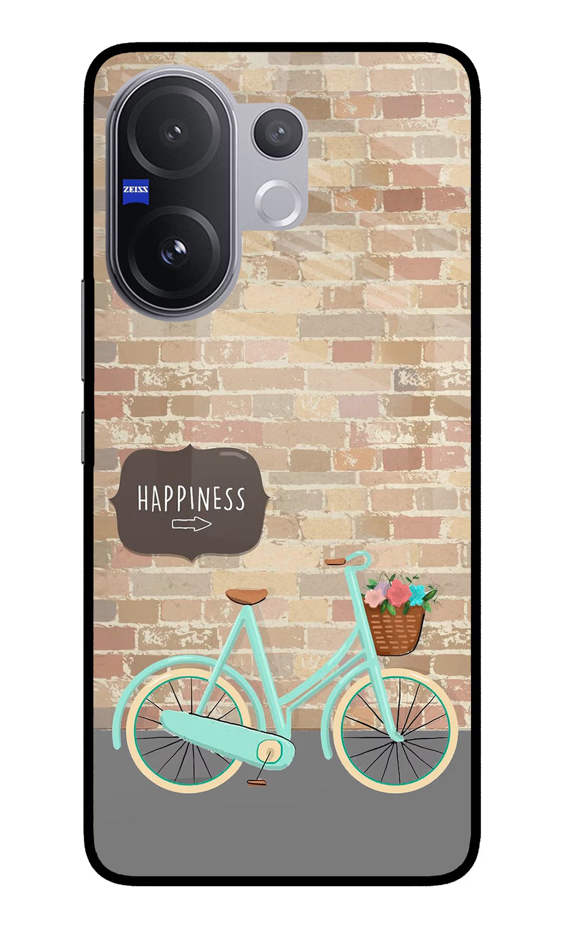 Happiness Artwork Vivo V60 5G Glass Case - Happiness Artwork Vivo V60 5G Glass Case Happiness Artwork Vivo V60 5G Glass Case