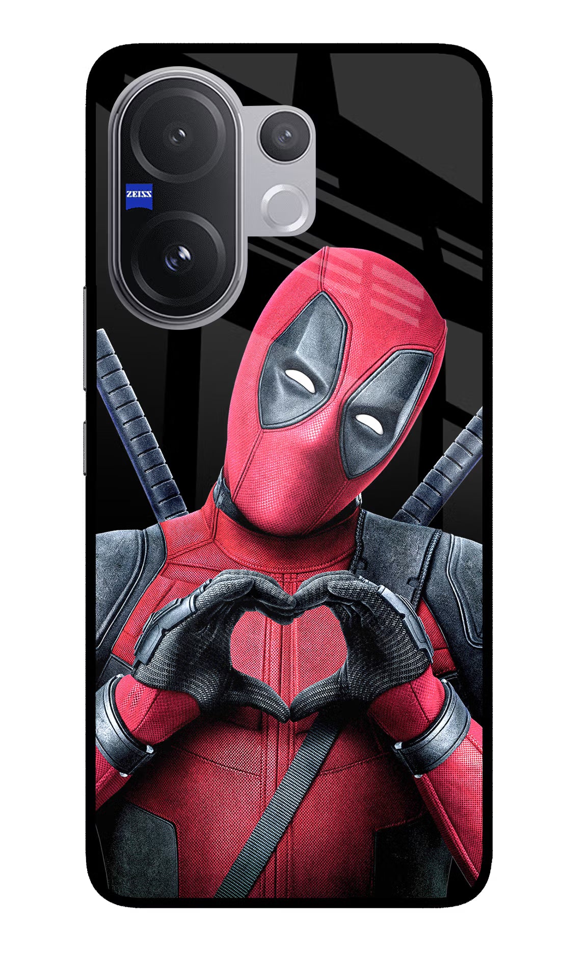 Deadpool Vivo V60 5G Glass Case - Deadpool Vivo V60 5G Glass Case Deadpool Vivo V60 5G Glass Case