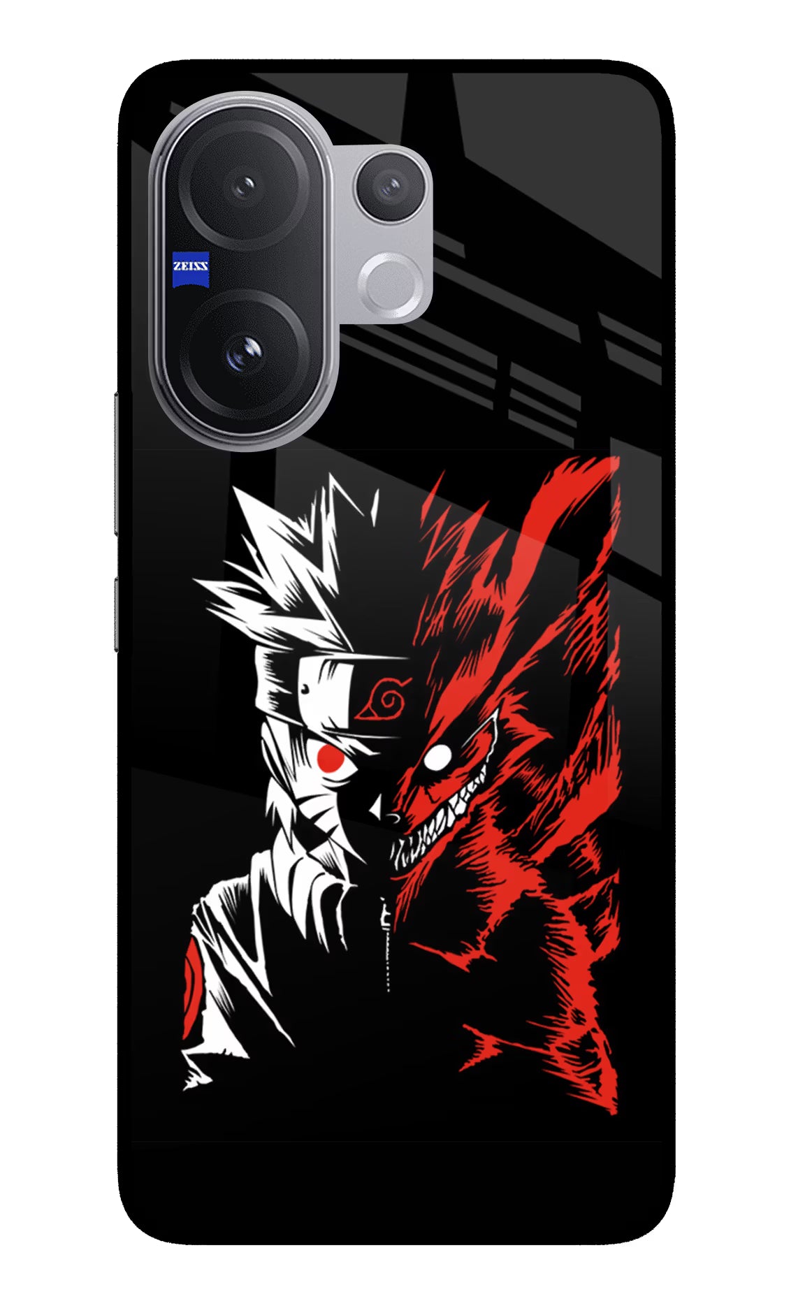 Naruto Two Face Vivo V60 5G Back Cover - Naruto Two Face Vivo V60 5G Glass Case Back Cover by Casekaro Naruto Two Face Vivo V60 5G Glass Case Back Cover by Casekaro