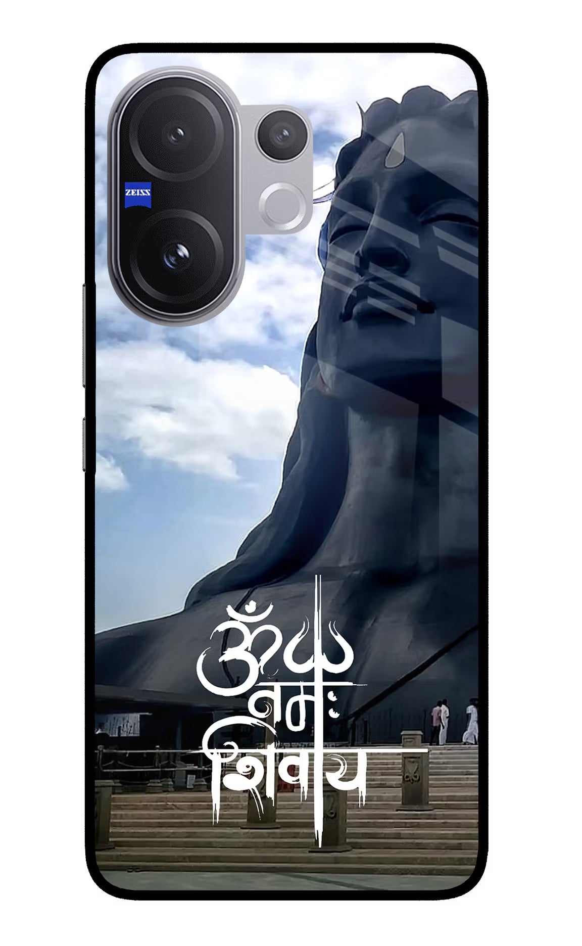 Om Namah Shivay Vivo V60 5G Glass Case - Om Namah Shivay Vivo V60 5G Glass Case Om Namah Shivay Vivo V60 5G Glass Case