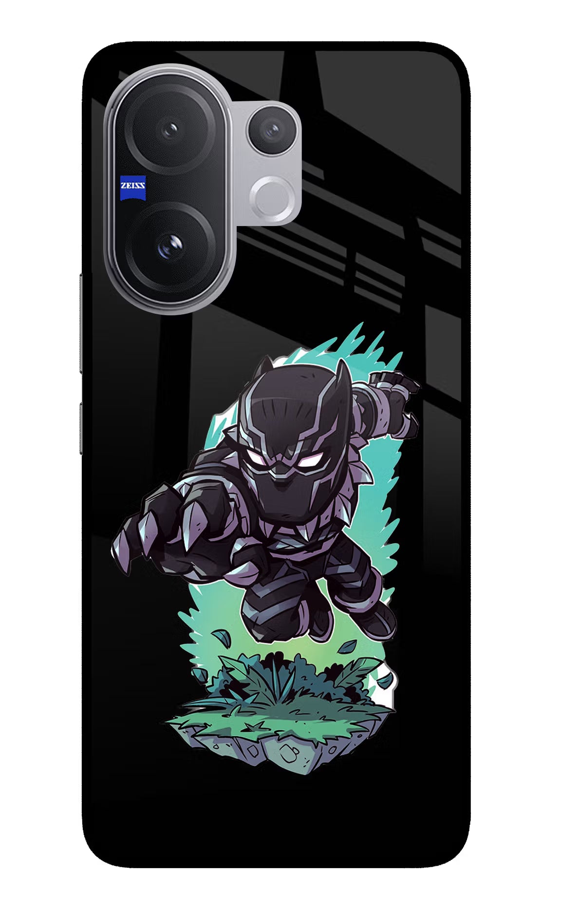 Black Panther Vivo V60 5G Glass Case - Black Panther Vivo V60 5G Glass Case Black Panther Vivo V60 5G Glass Case