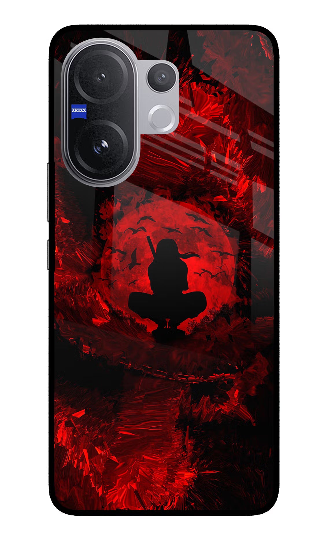 Itachi Uchiha Vivo V60 5G Glass Case - Itachi Uchiha Vivo V60 5G Glass Case Itachi Uchiha Vivo V60 5G Glass Case