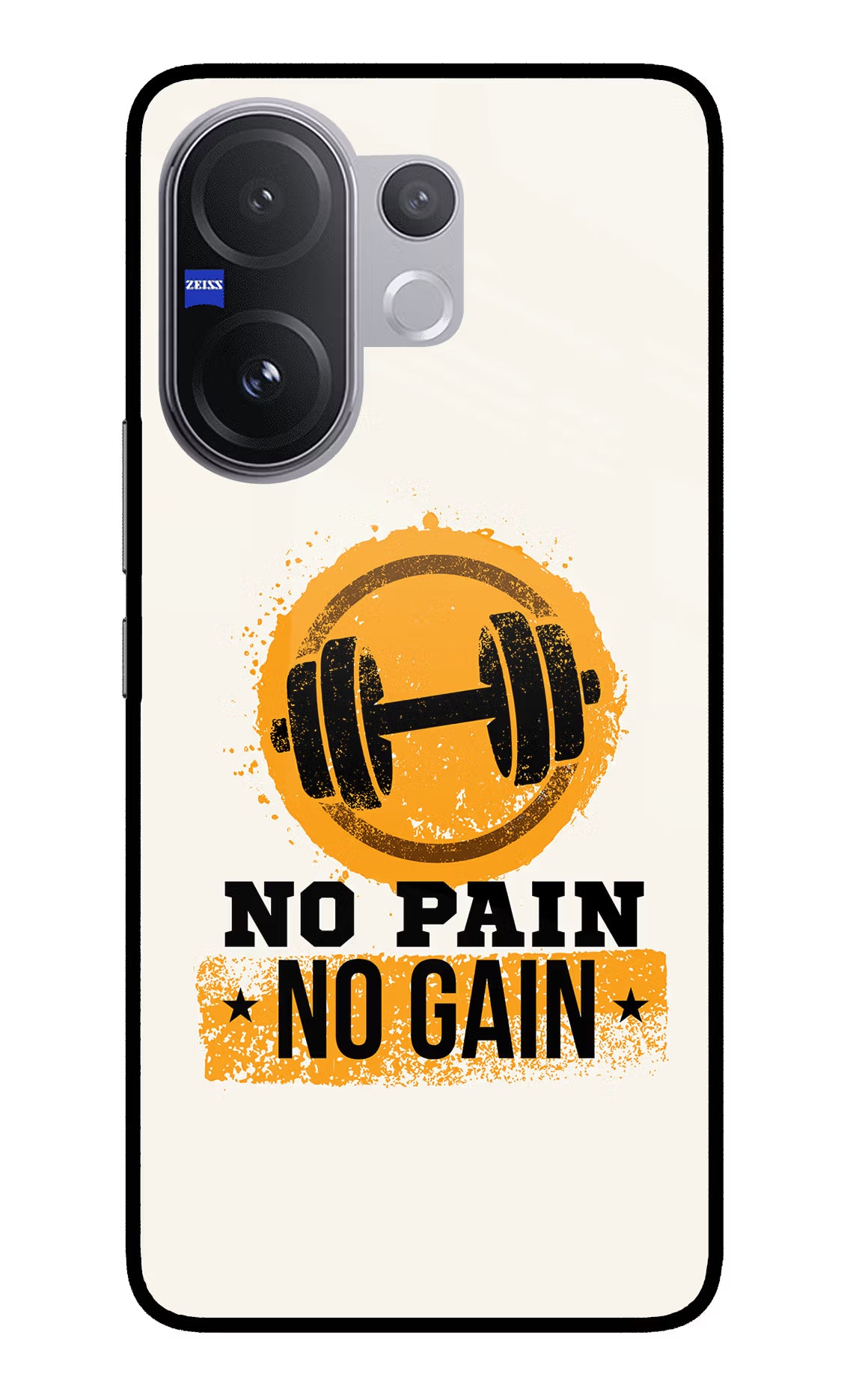 No Pain No Gain Vivo V60 5G Glass Case - No Pain No Gain Vivo V60 5G Glass Case No Pain No Gain Vivo V60 5G Glass Case