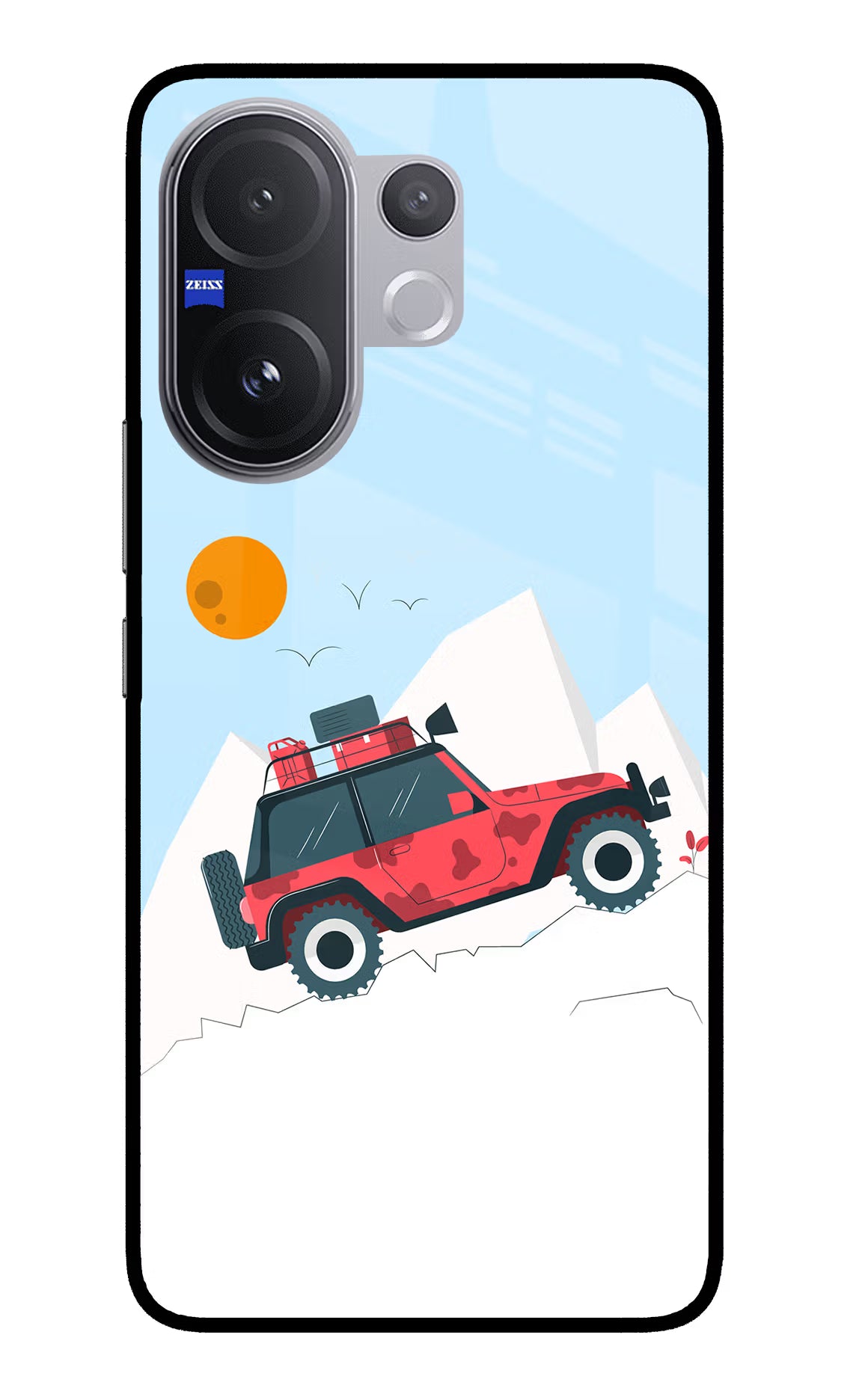 Mountain Trail Beast Vivo V60 5G Back Cover - Mountain Trail Beast Vivo V60 5G Glass Case Back Cover by Casekaro Mountain Trail Beast Vivo V60 5G Glass Case Back Cover by Casekaro