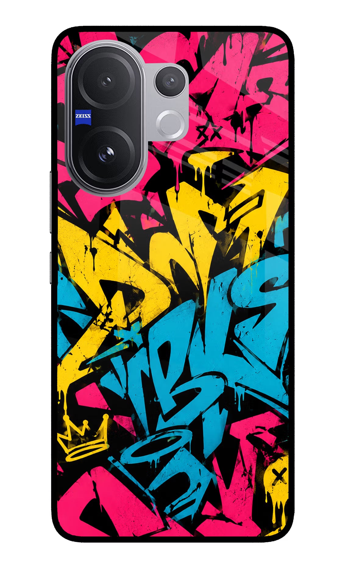 Graffiti Vibe Vivo V60 5G Glass Case - Graffiti Vibe Vivo V60 5G Glass Case Graffiti Vibe Vivo V60 5G Glass Case