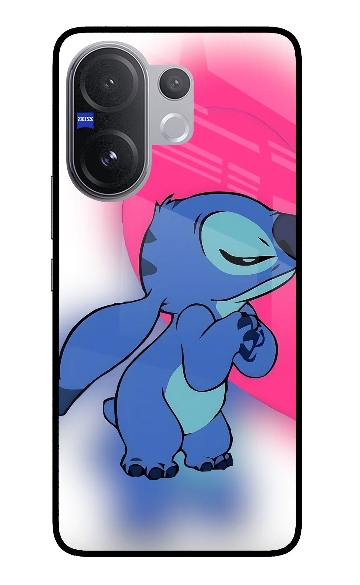Stitch Hug Vivo V60 5G Glass Case - Stitch Hug Vivo V60 5G Glass Case Stitch Hug Vivo V60 5G Glass Case
